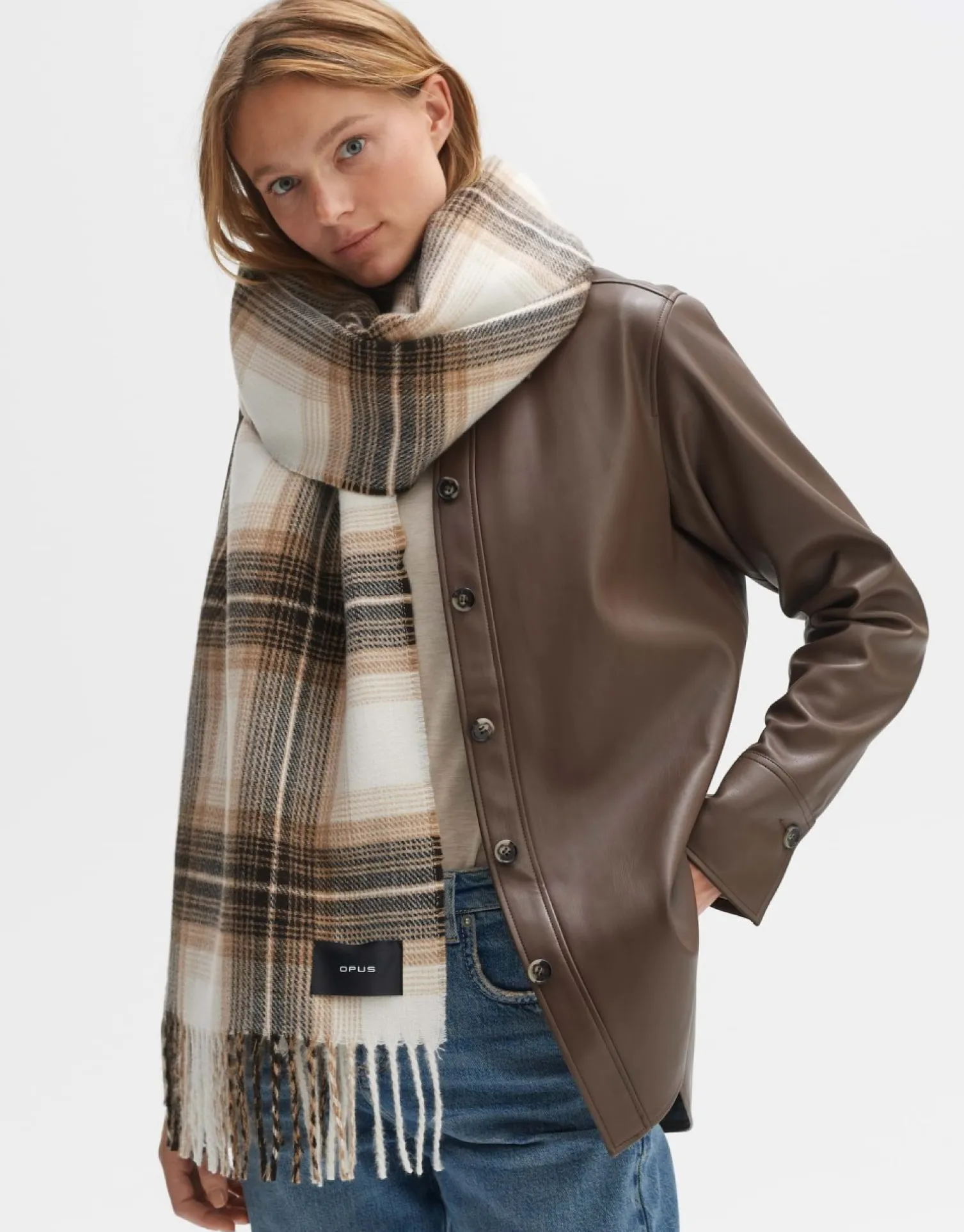 someday Fashion Accessoires>Afadi Scarf Nutmeg