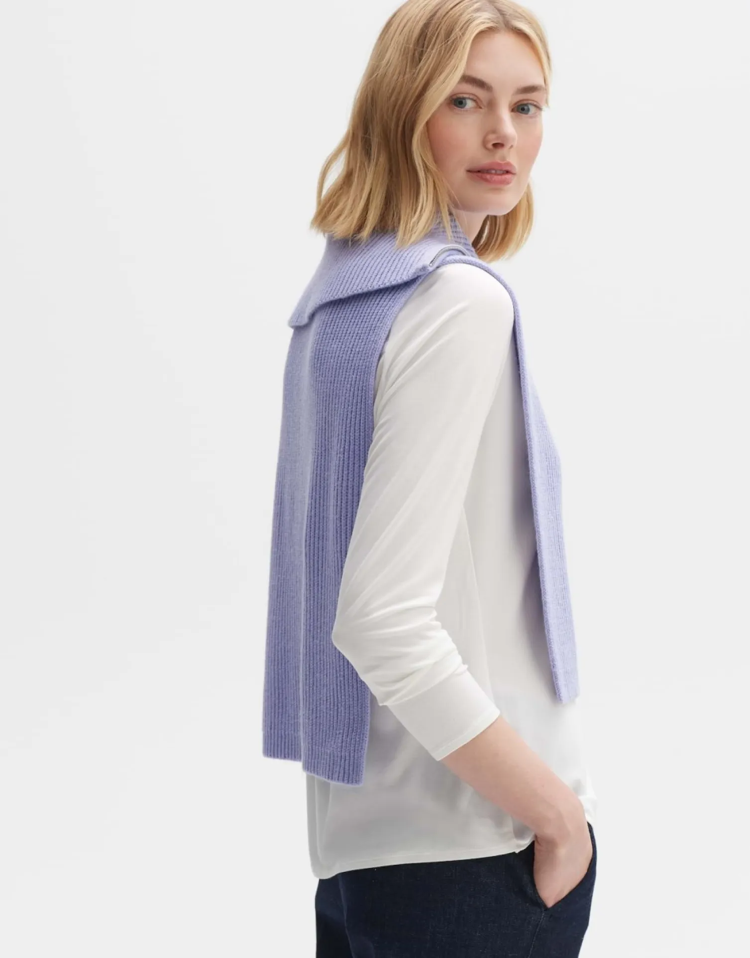 someday Fashion Gebreide Items>Awesti Cape Soft Viola