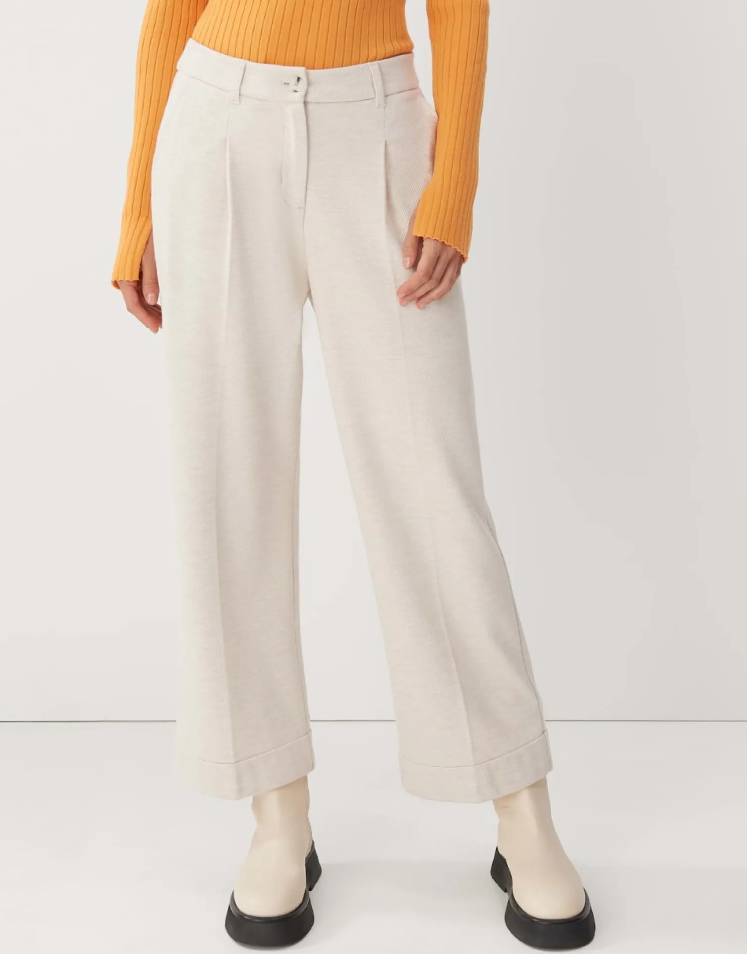 someday Fashion Broeken>Bandplooibroek Cisilia Soft Mellow Mu00E9Lange