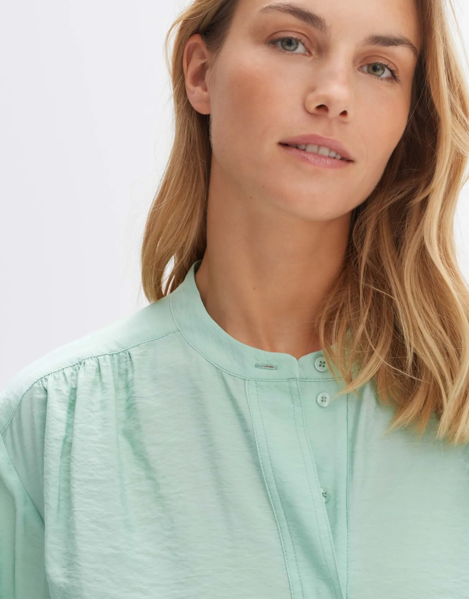 someday Fashion Blouses>Blouse Fenke Pale Mint