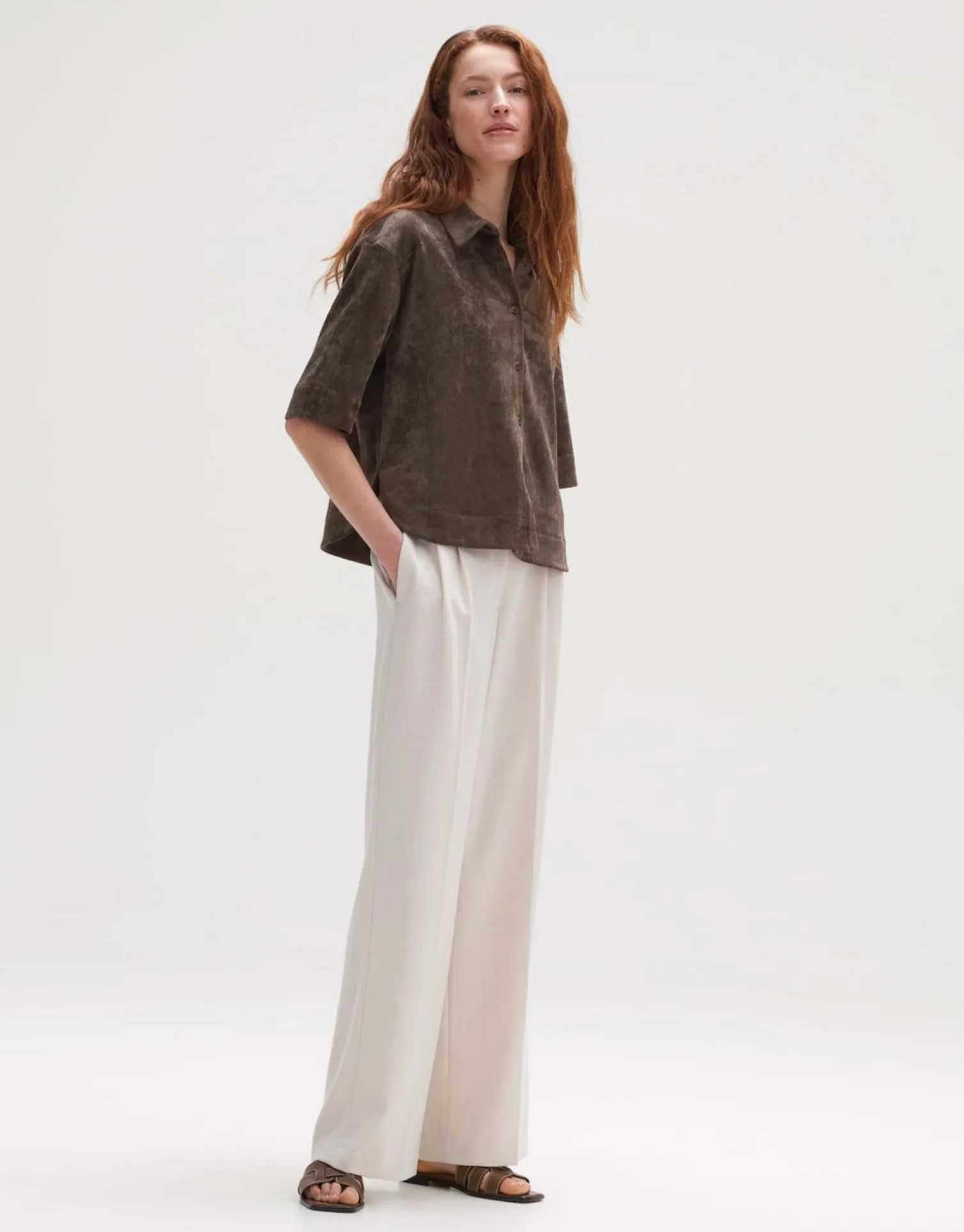 someday Fashion Blouses>Blouse Feppa Sandalwood