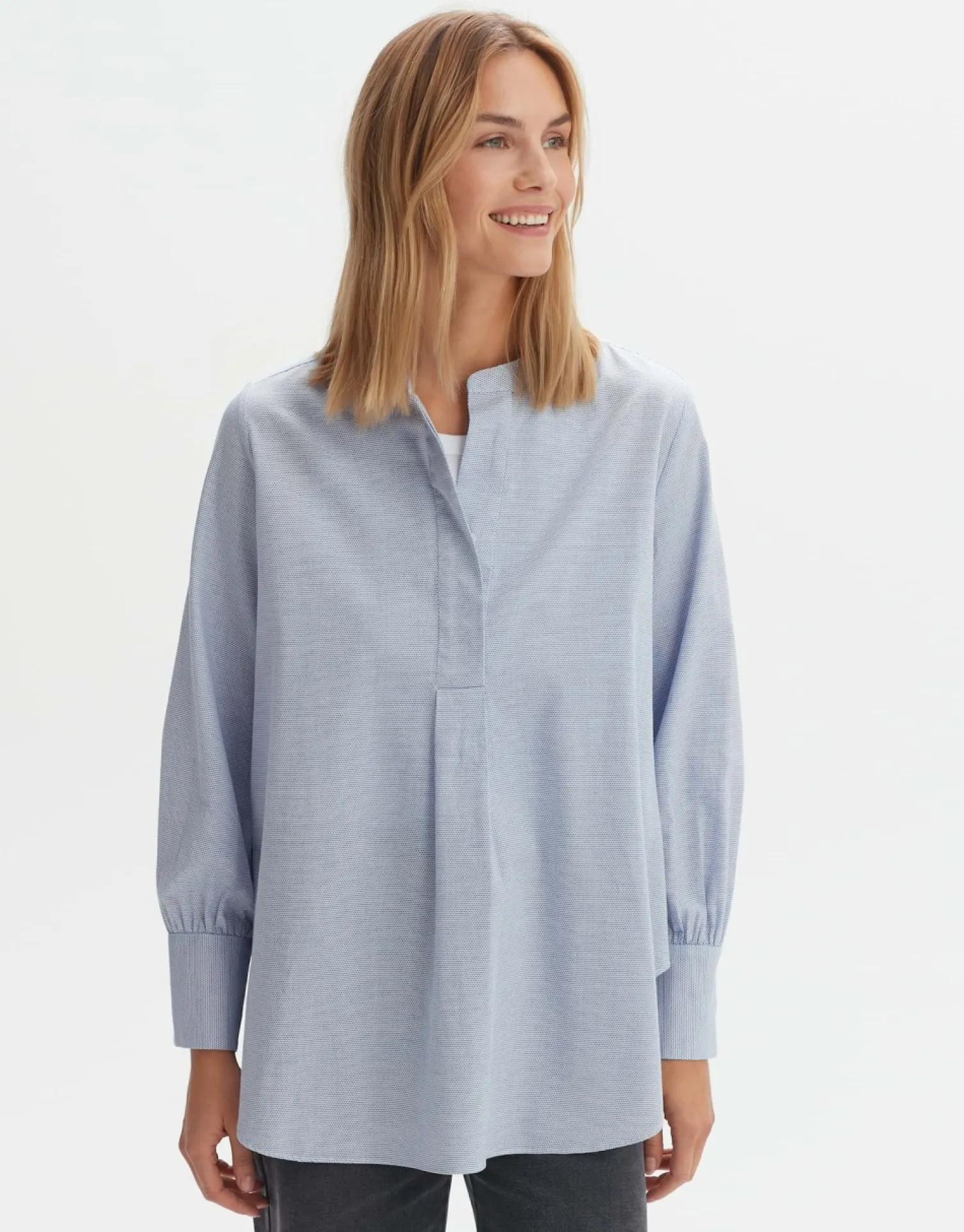 someday Fashion Blouses>Blouse Foyata Zen Blue