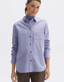someday Fashion Blouses>Blouse Met Lange Mouwen Farven Soft Viola