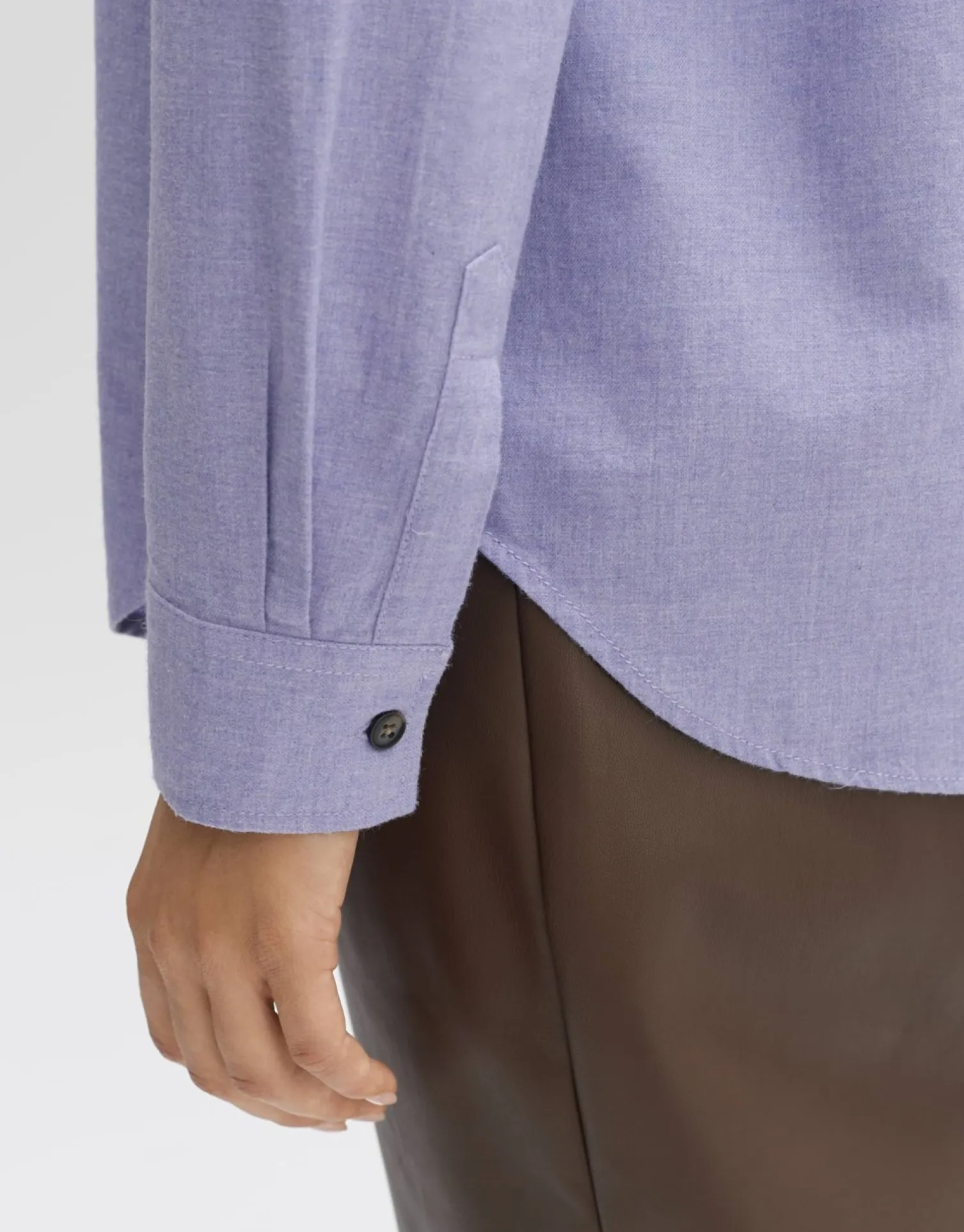 someday Fashion Blouses>Blouse Met Lange Mouwen Farven Soft Viola