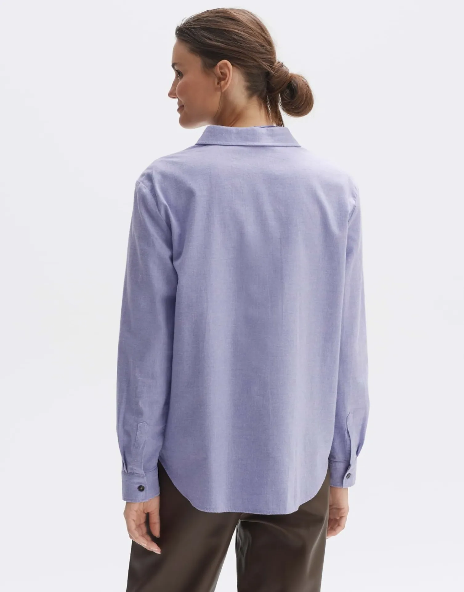 someday Fashion Blouses>Blouse Met Lange Mouwen Farven Soft Viola