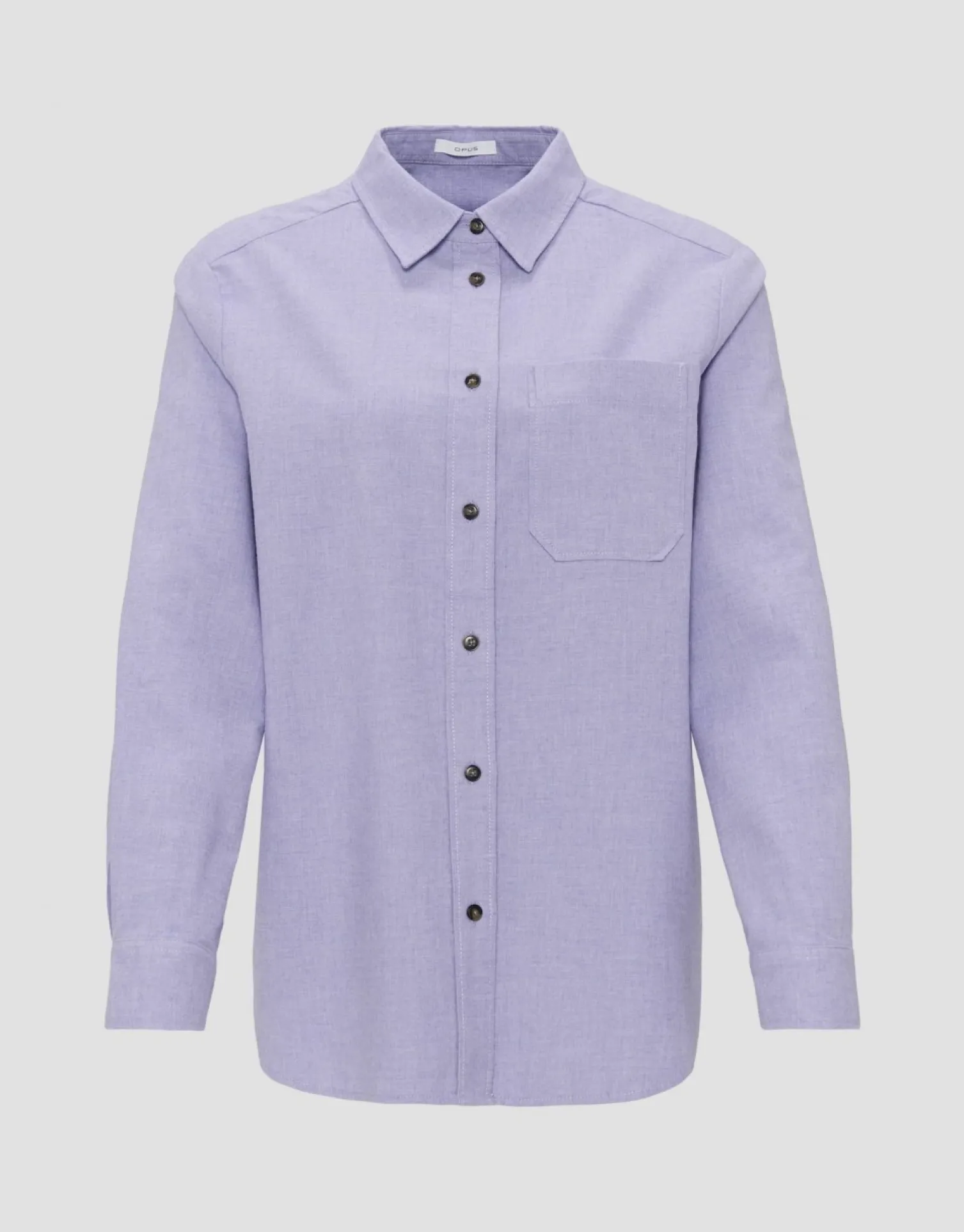 someday Fashion Blouses>Blouse Met Lange Mouwen Farven Soft Viola