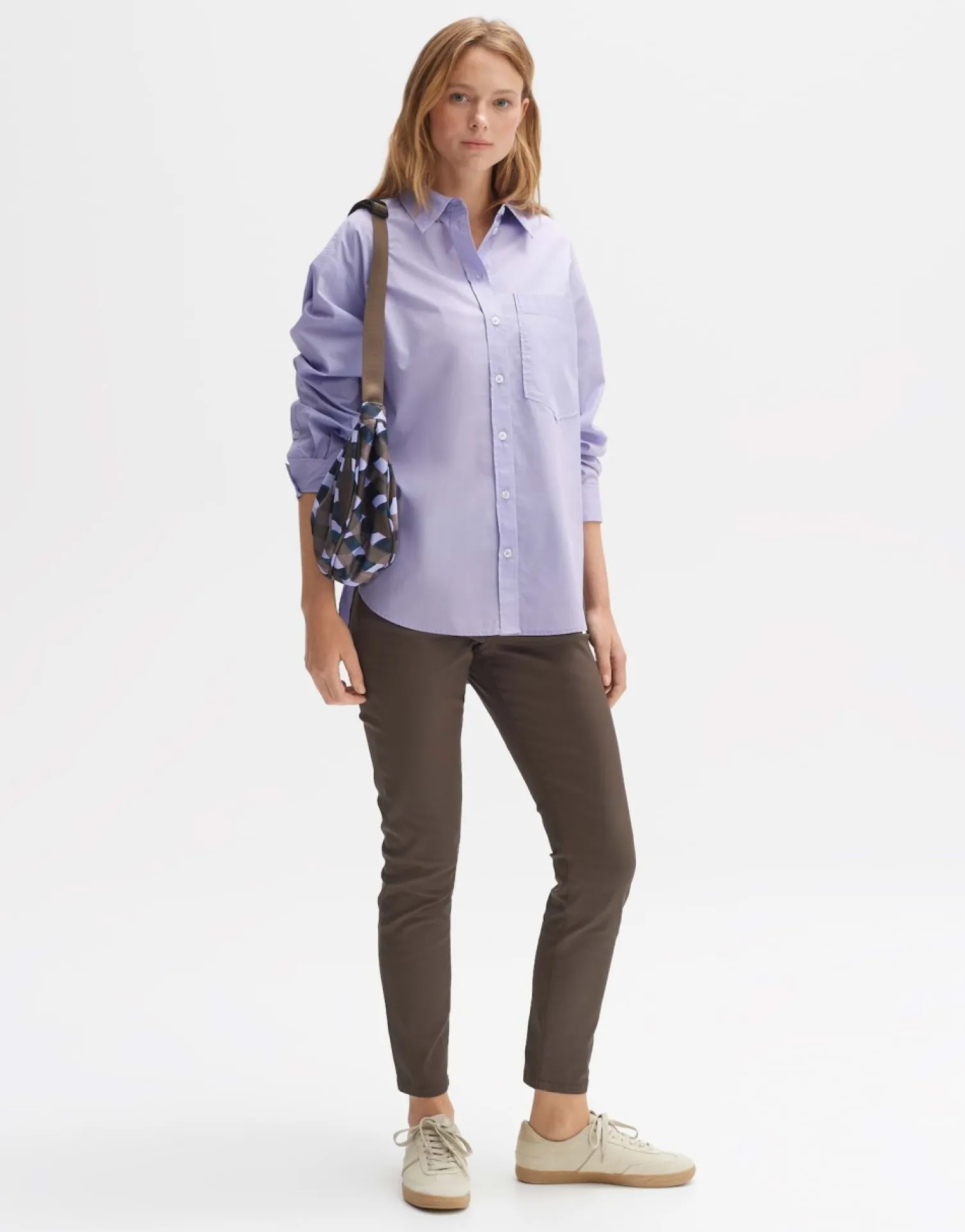 someday Fashion Blouses>Blouse Met Lange Mouwen Freyana Soft Viola