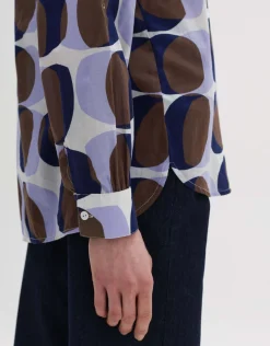 someday Fashion Blouses>Blouse Met Print Fumine Witty Sandalwood