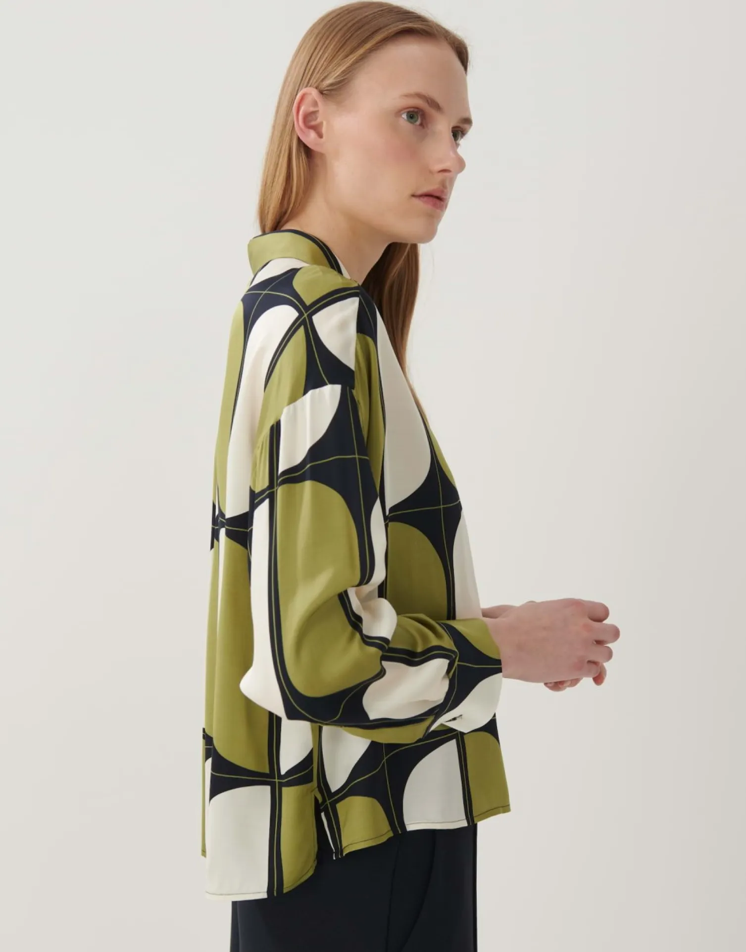 someday Fashion Blouses>Blouse Met Print Zilako Green Moss