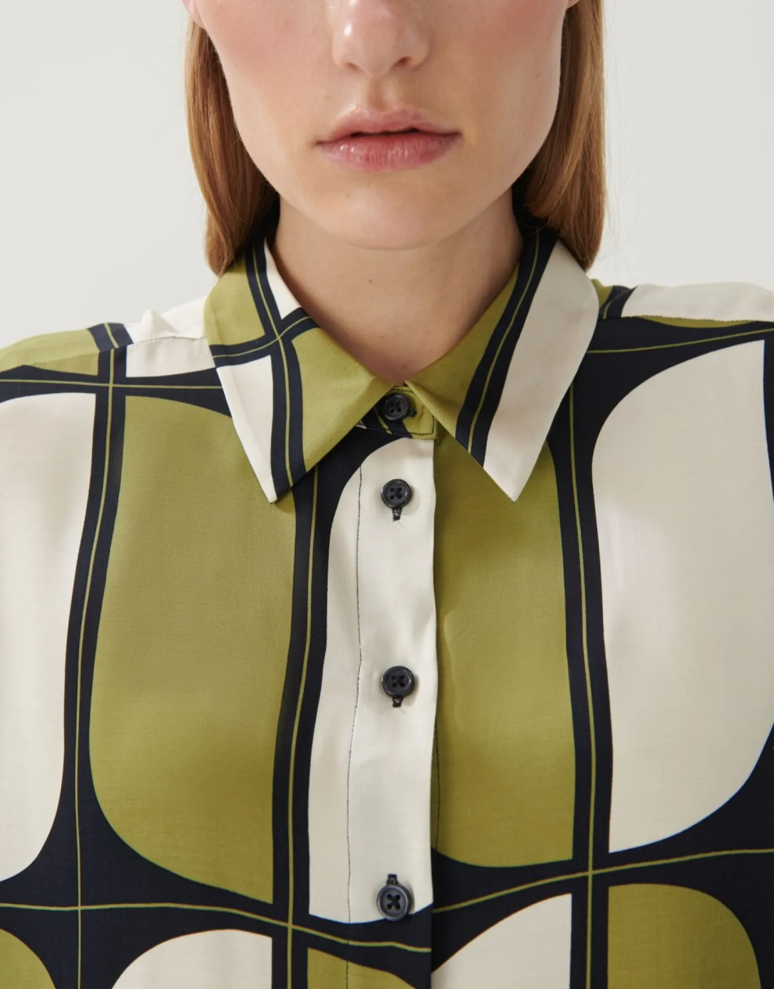 someday Fashion Blouses>Blouse Met Print Zilako Green Moss
