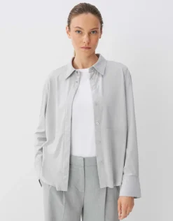 someday Fashion Blouses>Blouse Zirsta Hazy Fog Melange
