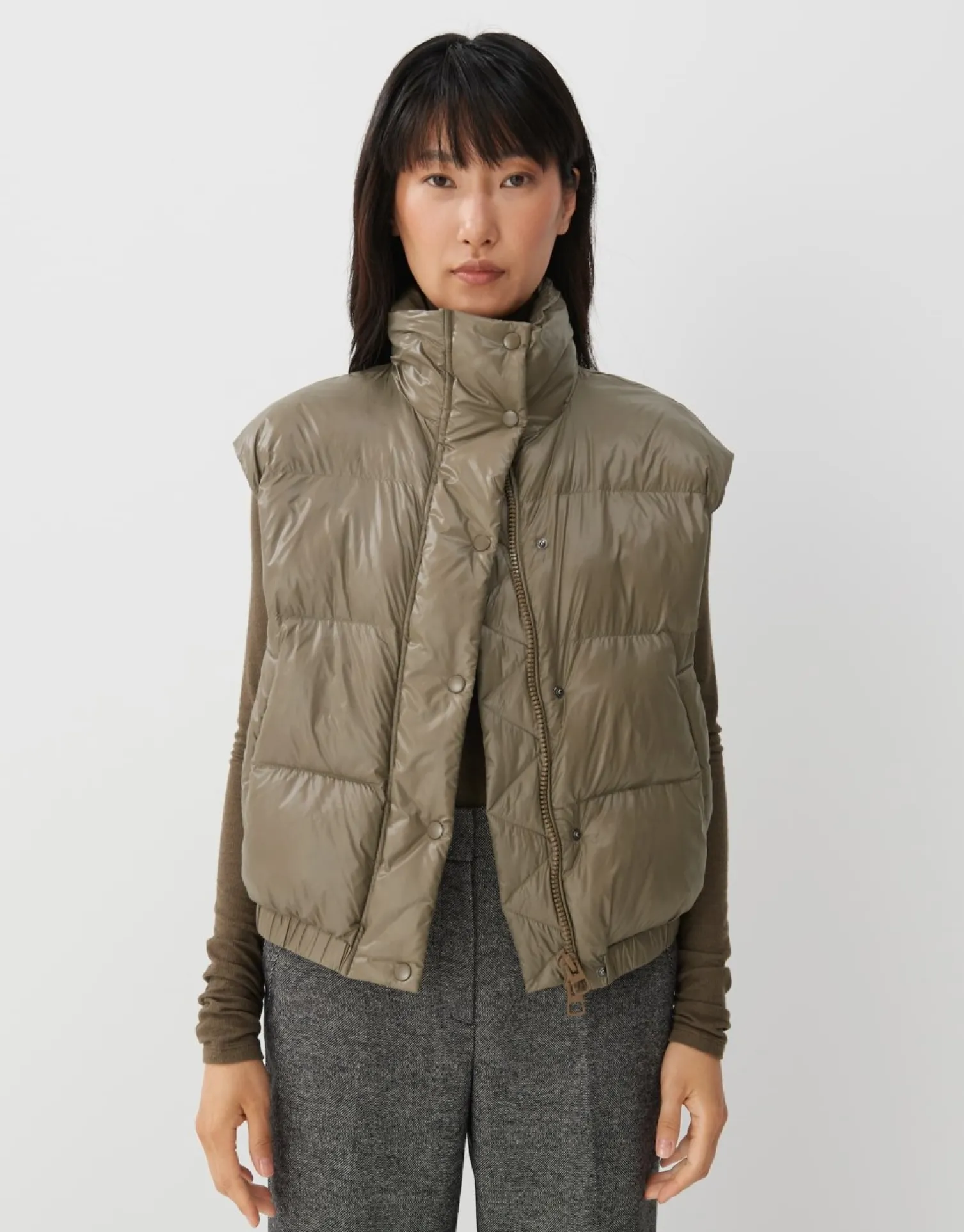 someday Fashion Blazer Vesten>Bodywarmer Vilith Misty Green