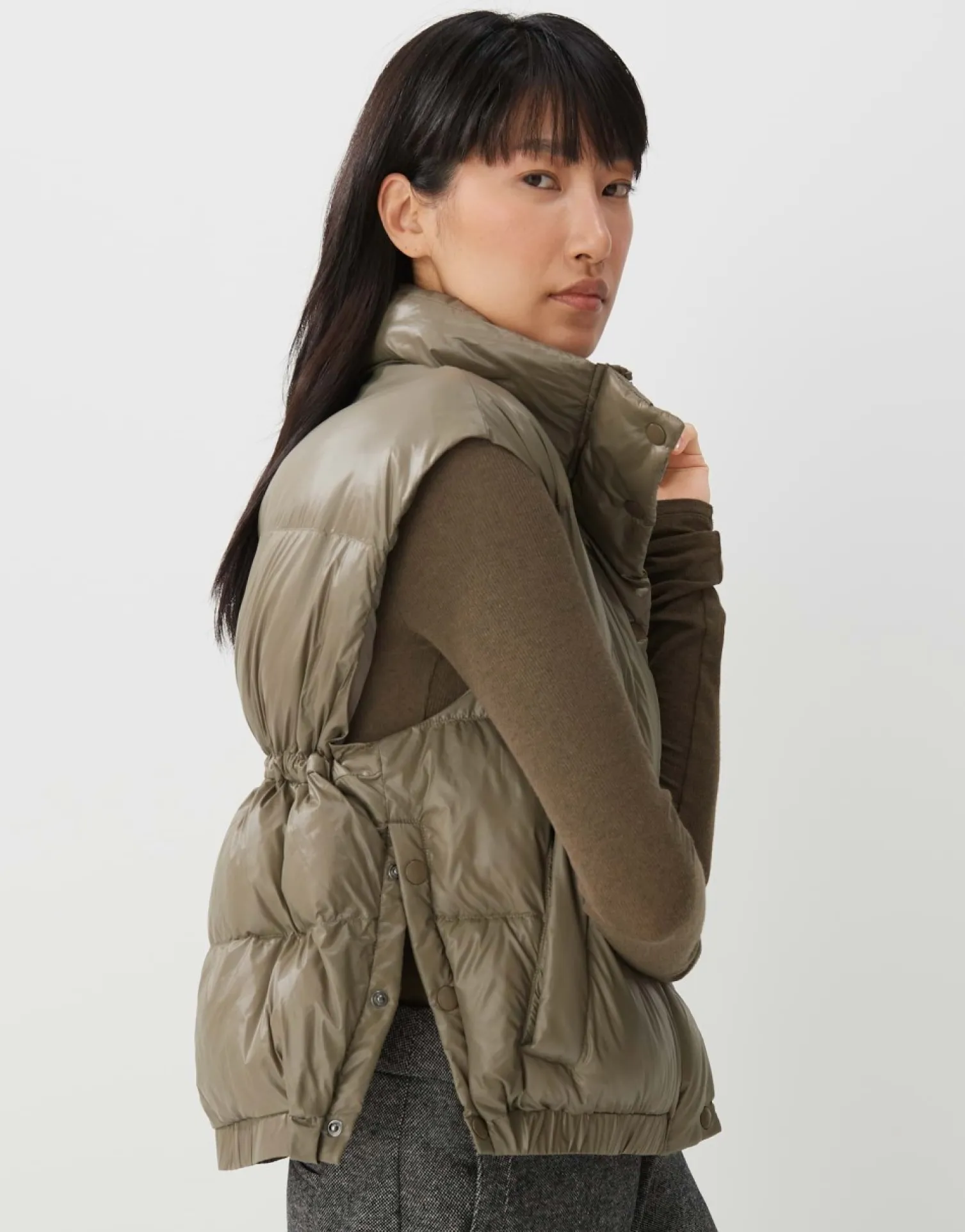 someday Fashion Blazer Vesten>Bodywarmer Vilith Misty Green