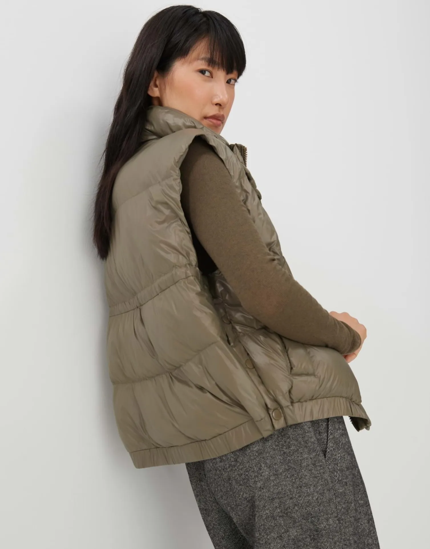 someday Fashion Blazer Vesten>Bodywarmer Vilith Misty Green
