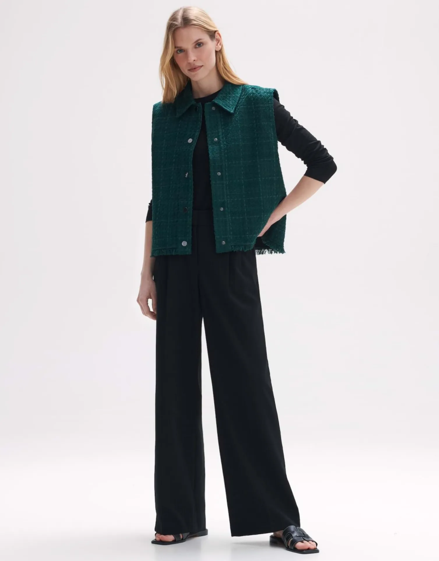 someday Fashion Blazer Vesten>Bodywarmer Wapile Deep Teal