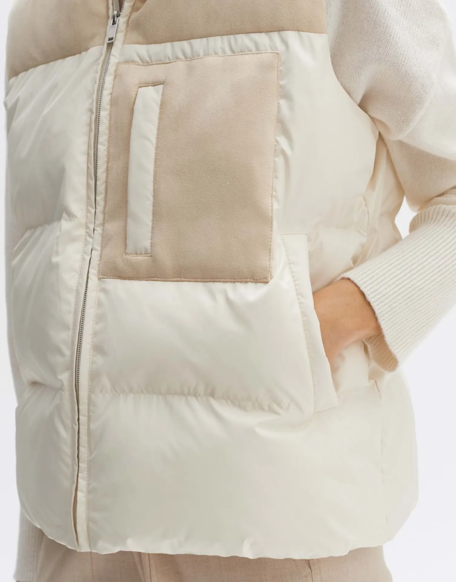 someday Fashion Blazer Vesten>Bodywarmer Waporia Soft Cream