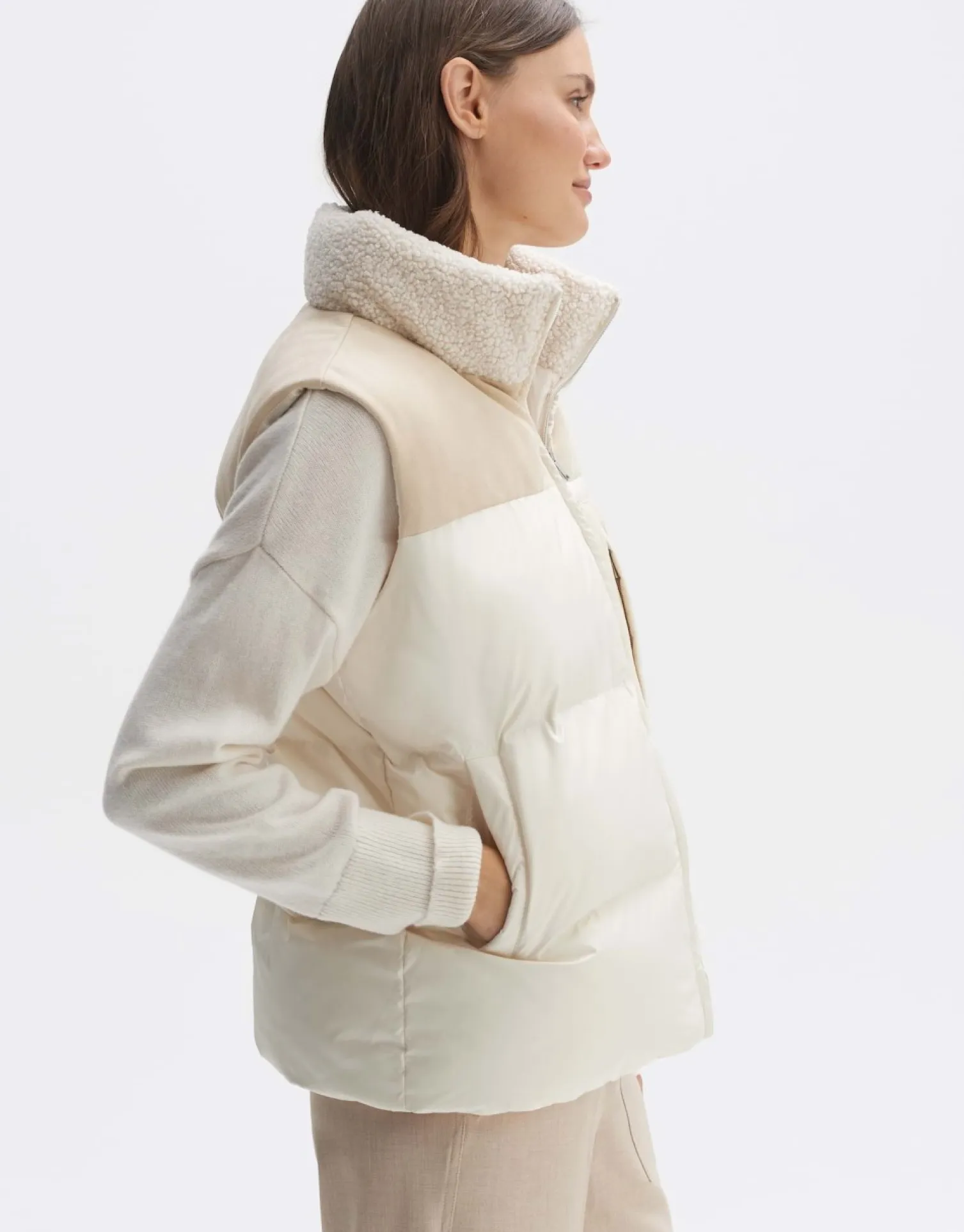 someday Fashion Blazer Vesten>Bodywarmer Waporia Soft Cream