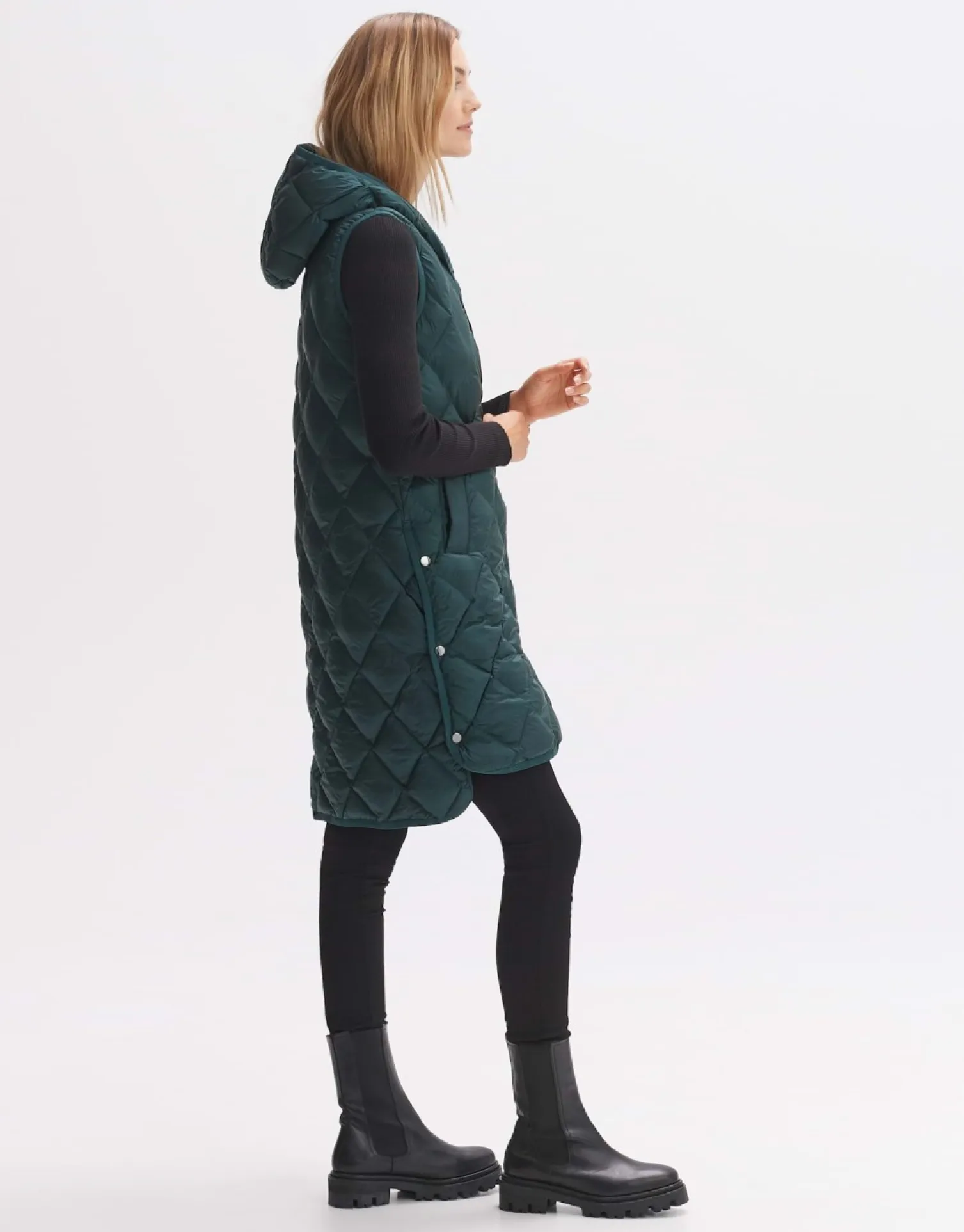 someday Fashion Blazer Vesten>Bodywarmer Wiamant Deep Teal