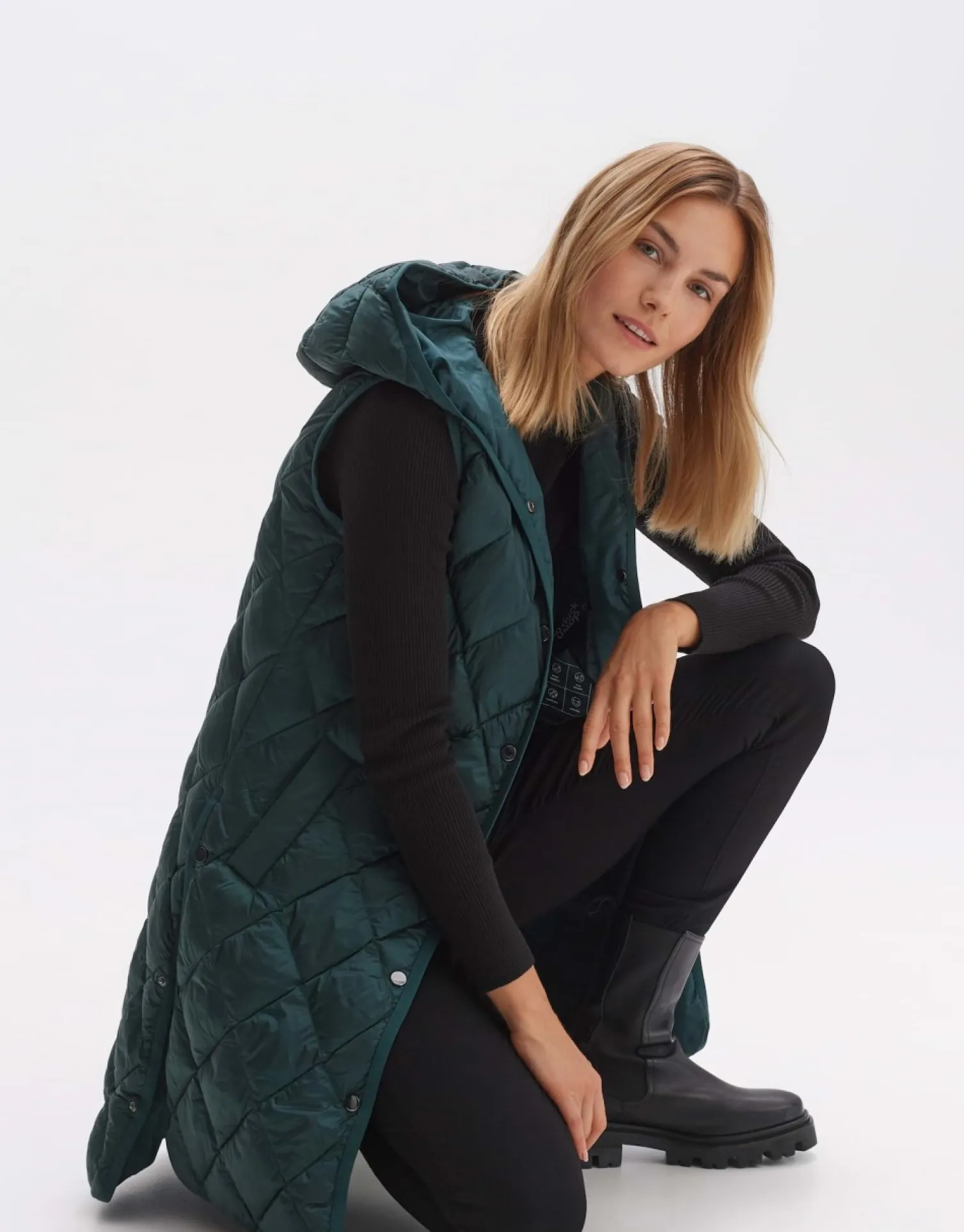 someday Fashion Blazer Vesten>Bodywarmer Wiamant Deep Teal