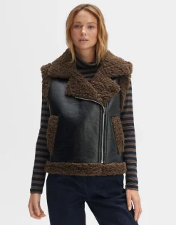 someday Fashion Blazer Vesten>Bodywarmer Wopita Sandalwood