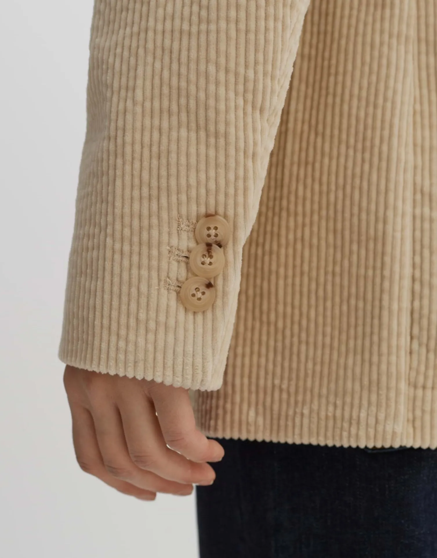 someday Fashion Blazer Vesten>Cordblazer Jesala Cloud Cream