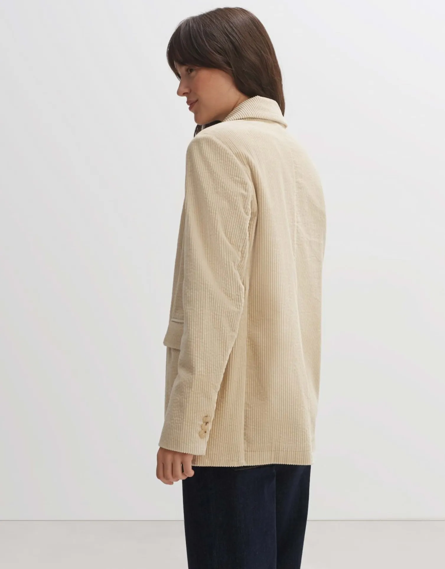 someday Fashion Blazer Vesten>Cordblazer Jesala Cloud Cream