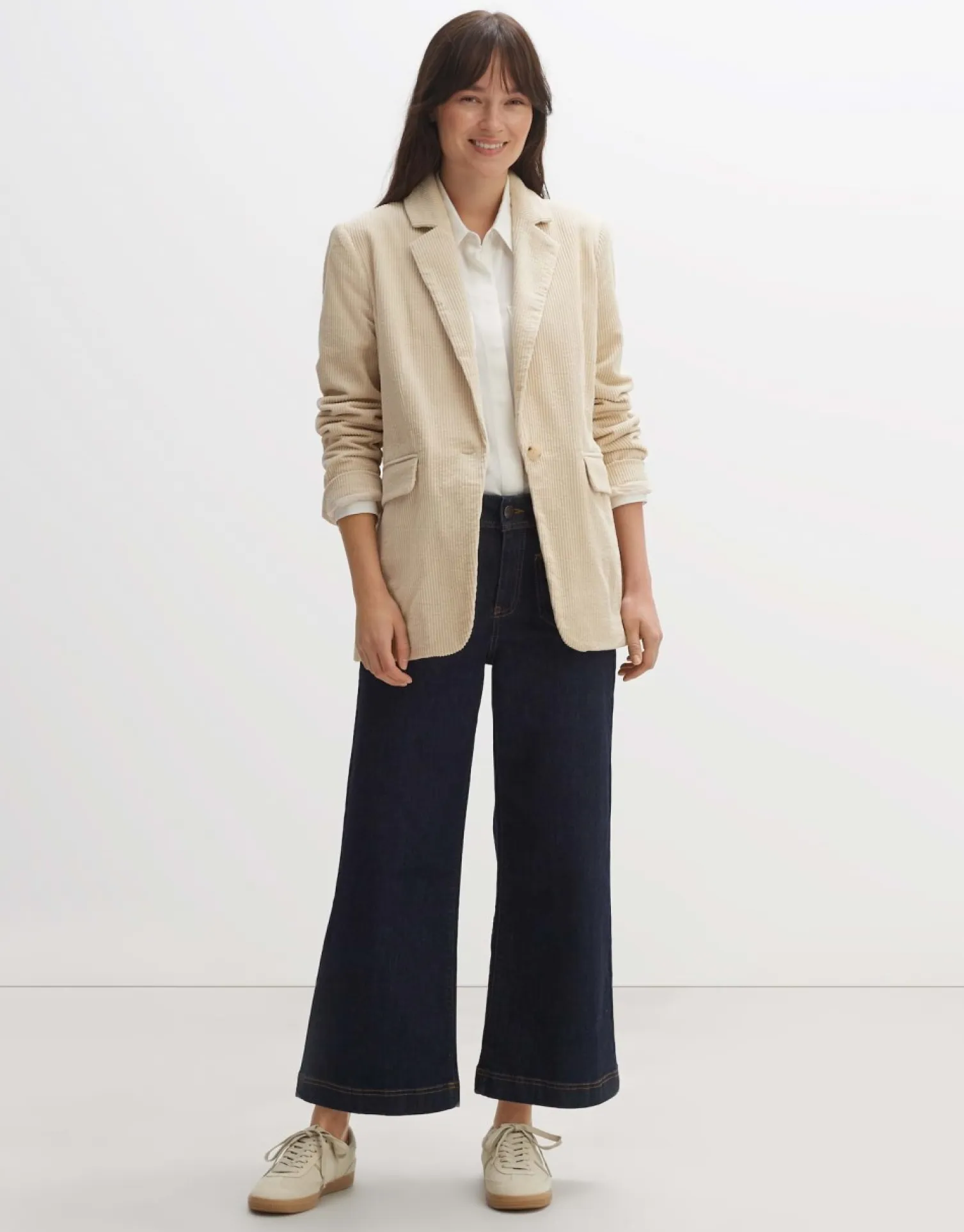 someday Fashion Blazer Vesten>Cordblazer Jesala Cloud Cream