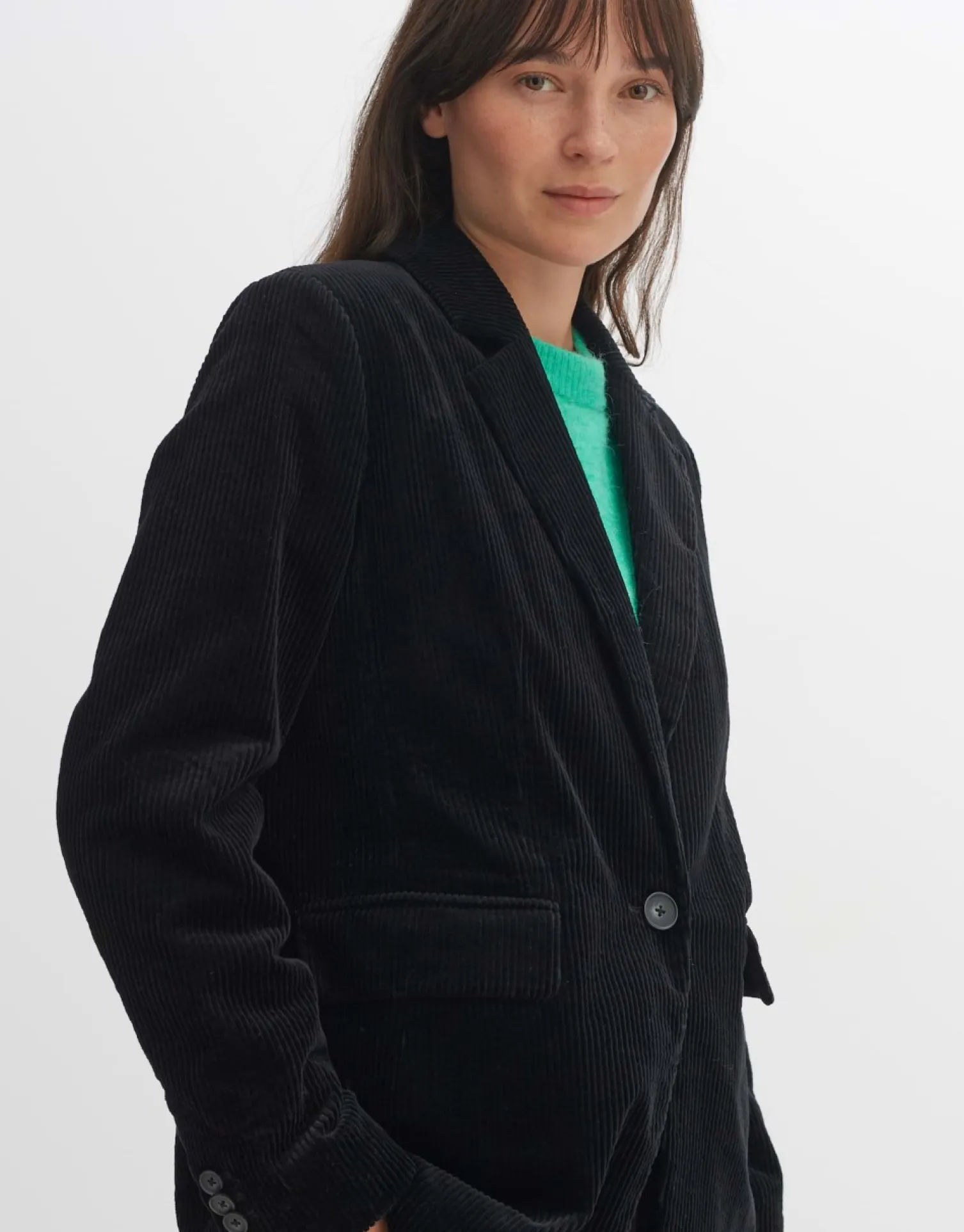 someday Fashion Blazer Vesten>Cordblazer Jesala Black