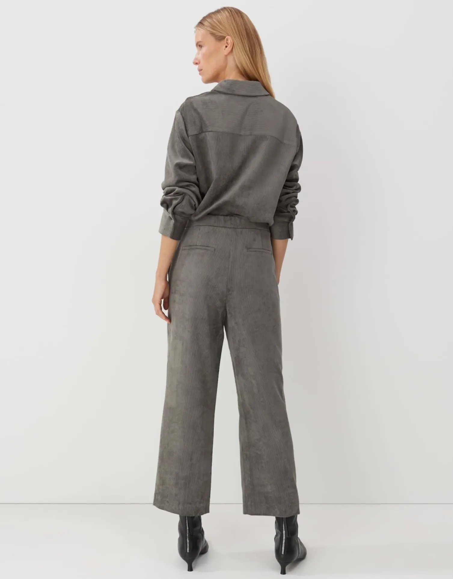 someday Fashion Broeken>Cordbroek Cabien Misty Green