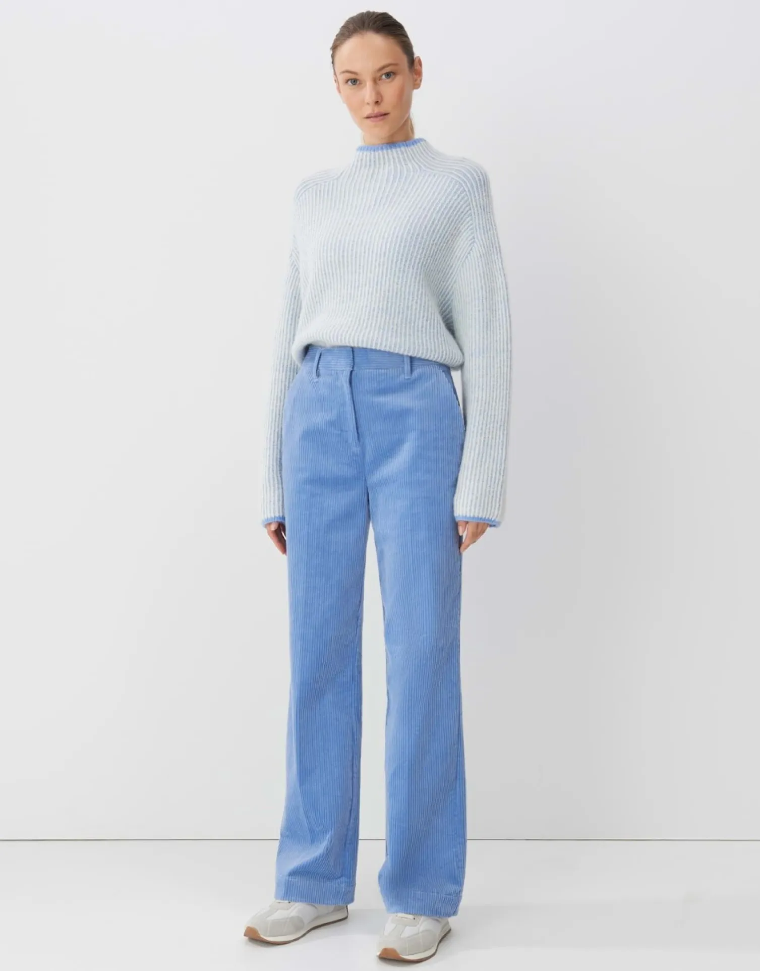 someday Fashion Broeken>Cordbroek Corluna Balance Blue