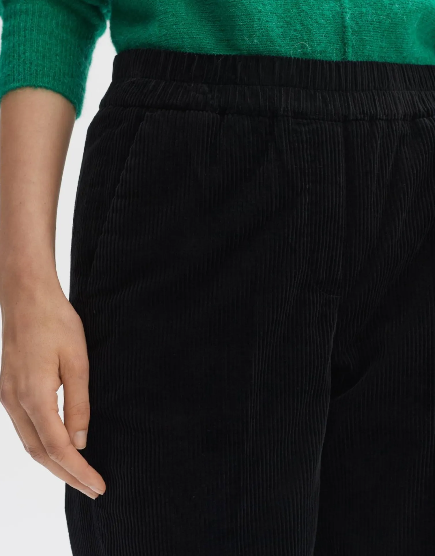 someday Fashion Broeken>Cordbroek Masno Black