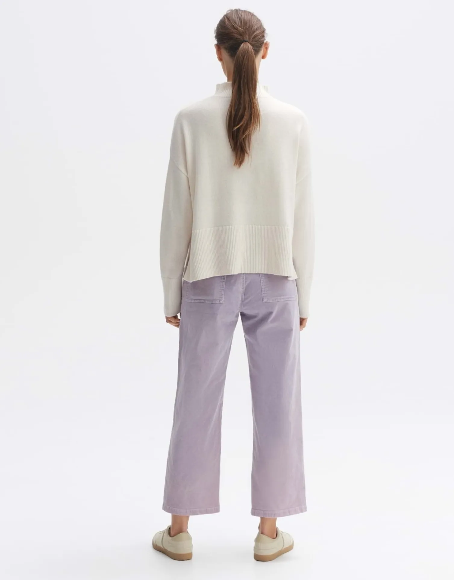 someday Fashion Broeken>Cordbroek Mokoti Cargo Soft Viola