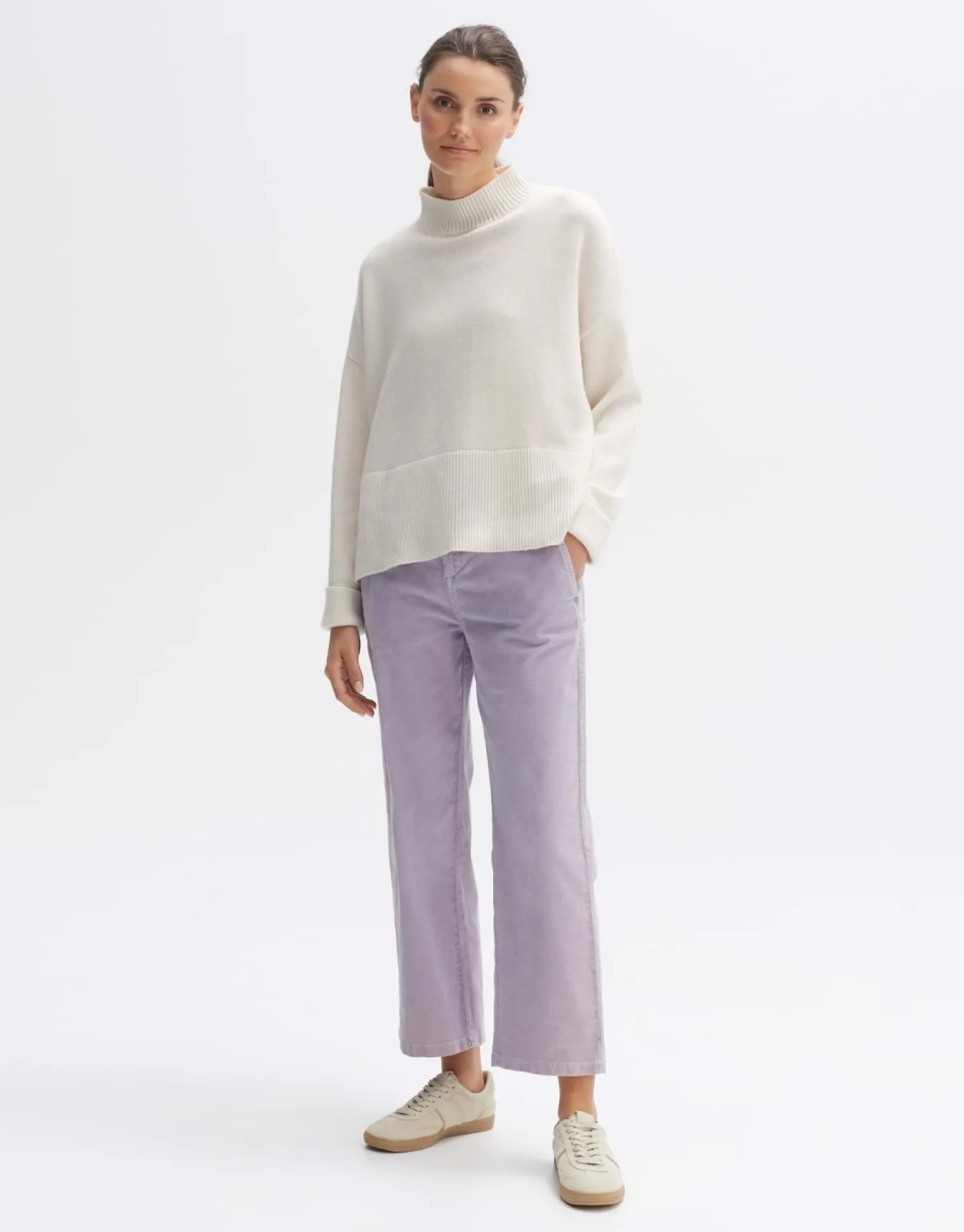 someday Fashion Broeken>Cordbroek Mokoti Cargo Soft Viola