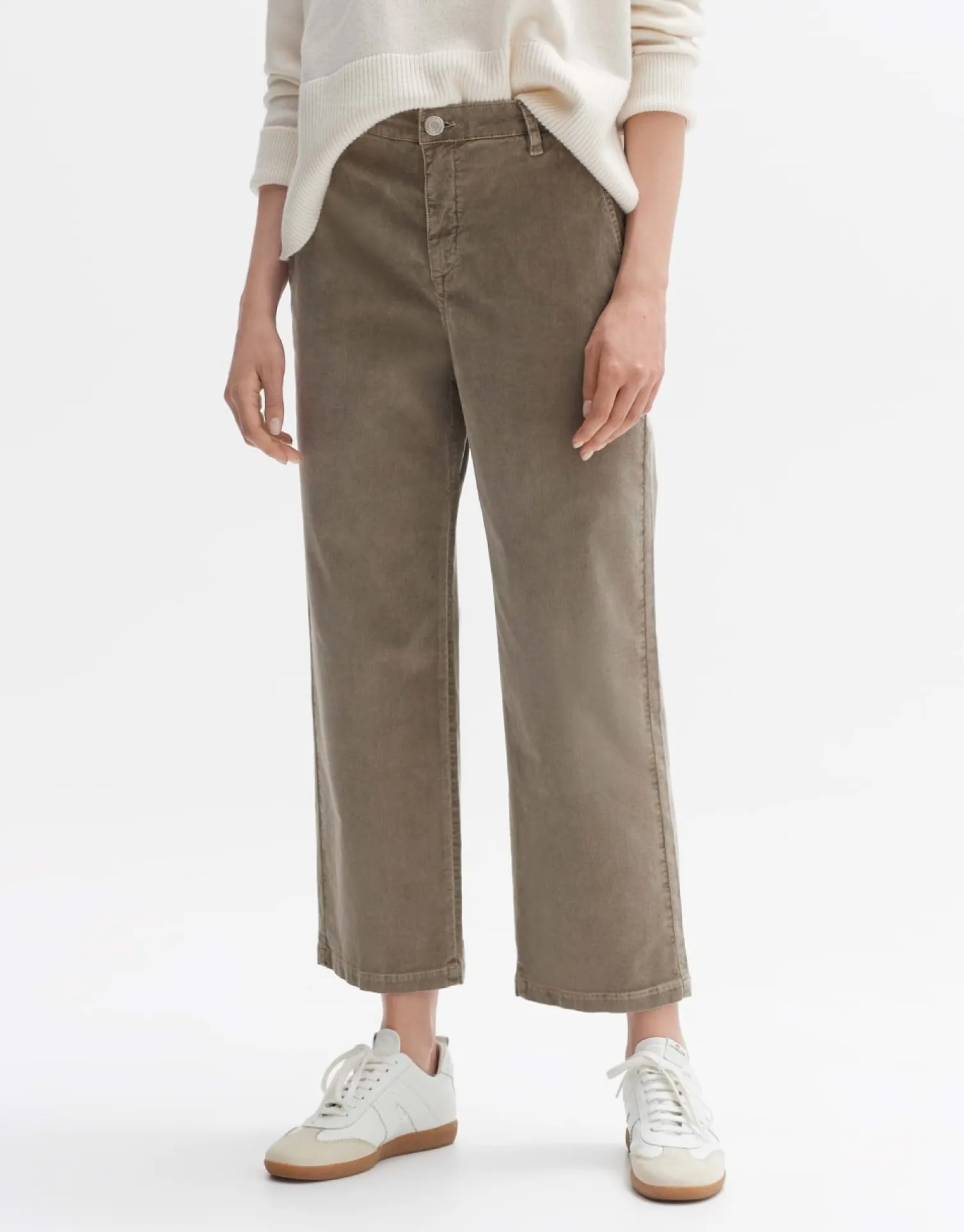 someday Fashion Broeken>Cordbroek Mokoti Cargo Sandalwood