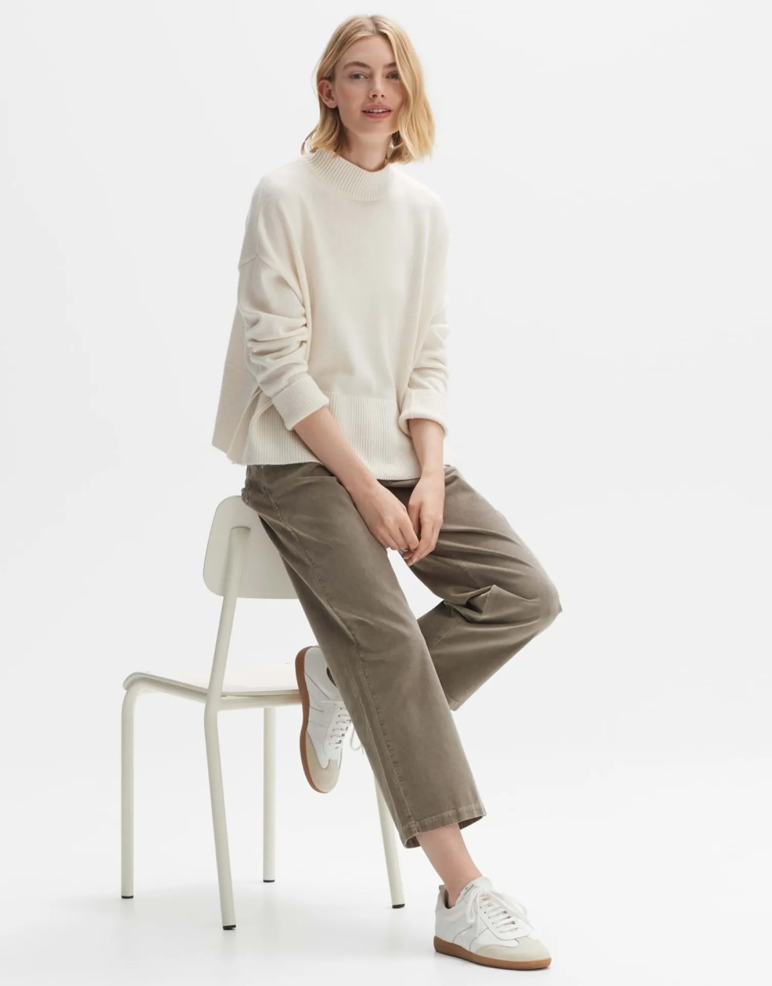 someday Fashion Broeken>Cordbroek Mokoti Cargo Sandalwood