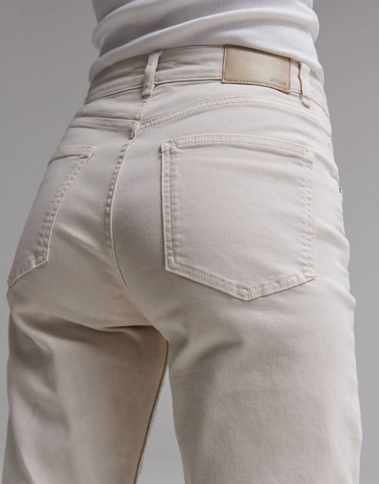 someday Fashion Jeans>Cropped Straight Jeans Momito Color Natural Glaze