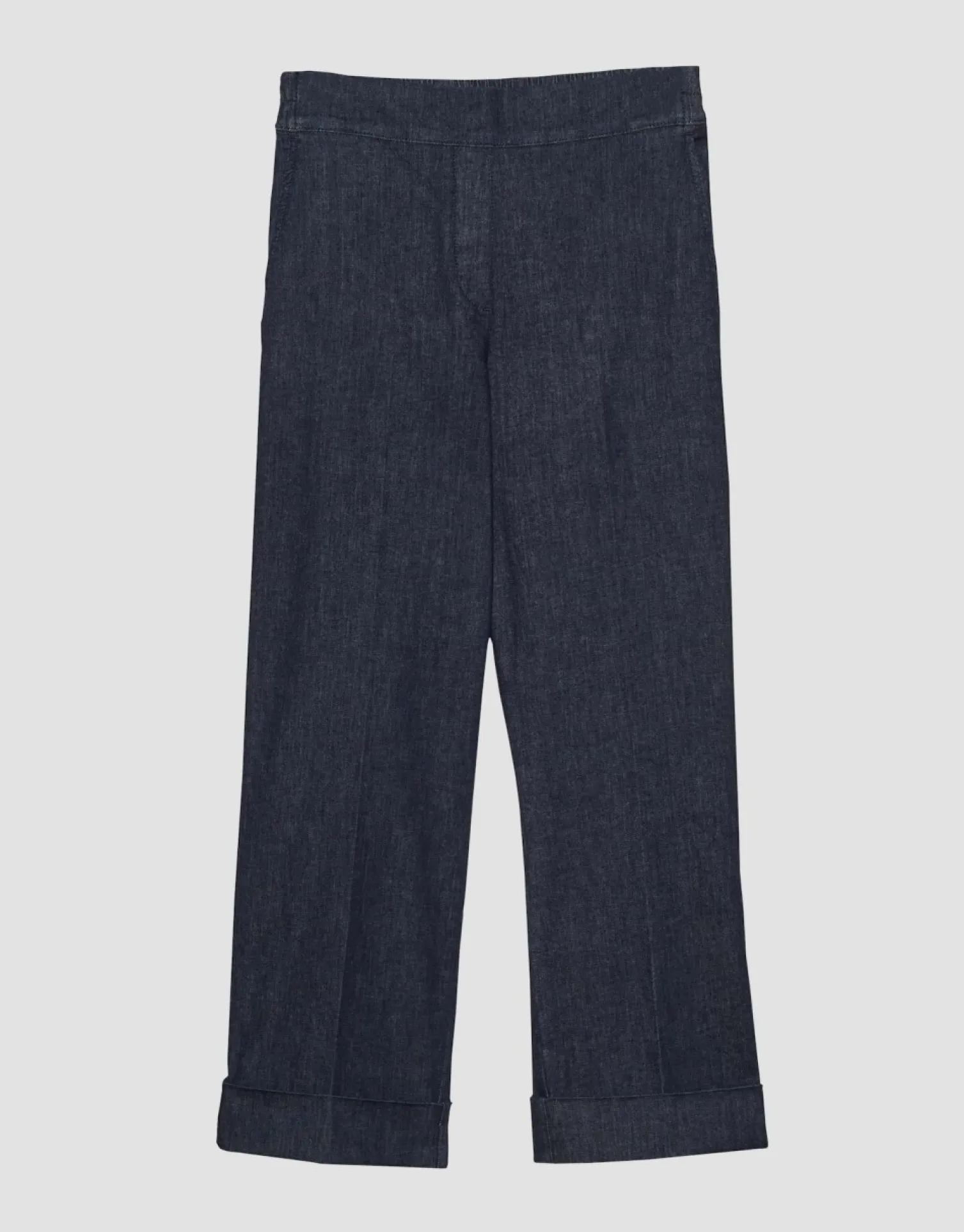 someday Fashion Jeans>Cropped Wide Jeans Cidem Classic Dark Blue