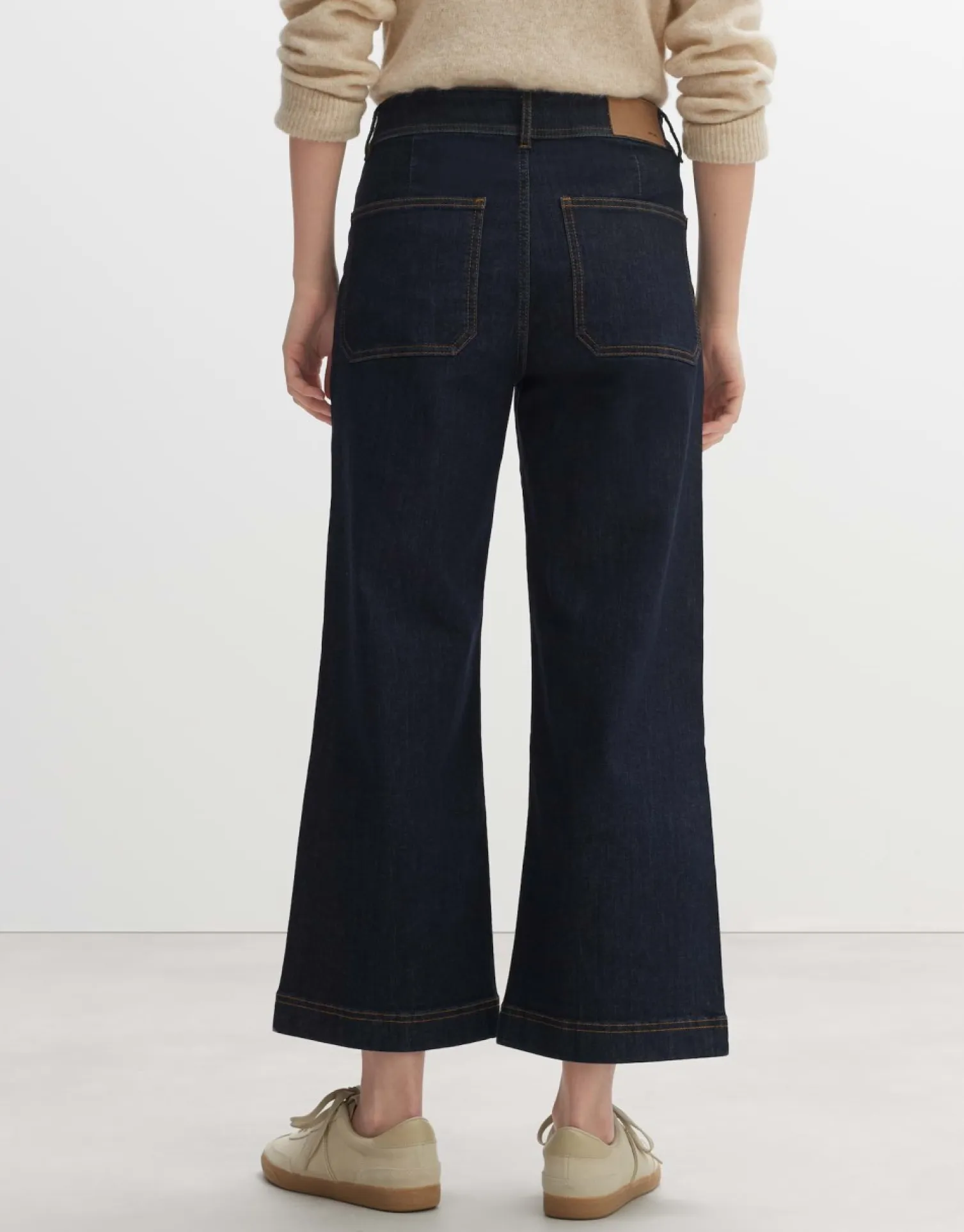someday Fashion Jeans>Cropped Wide Jeans Macona Blue Rinsed Blue