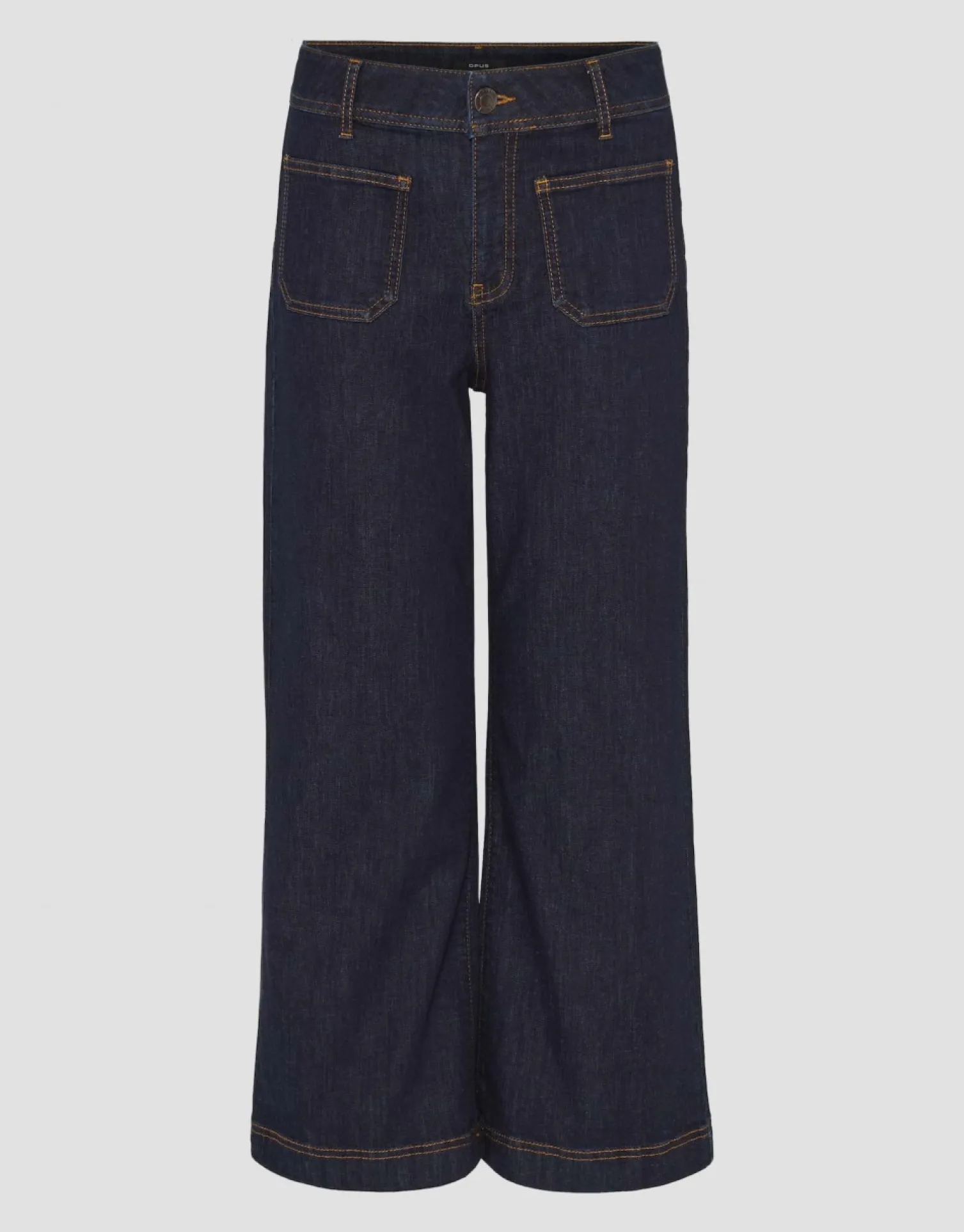 someday Fashion Jeans>Cropped Wide Jeans Macona Blue Rinsed Blue