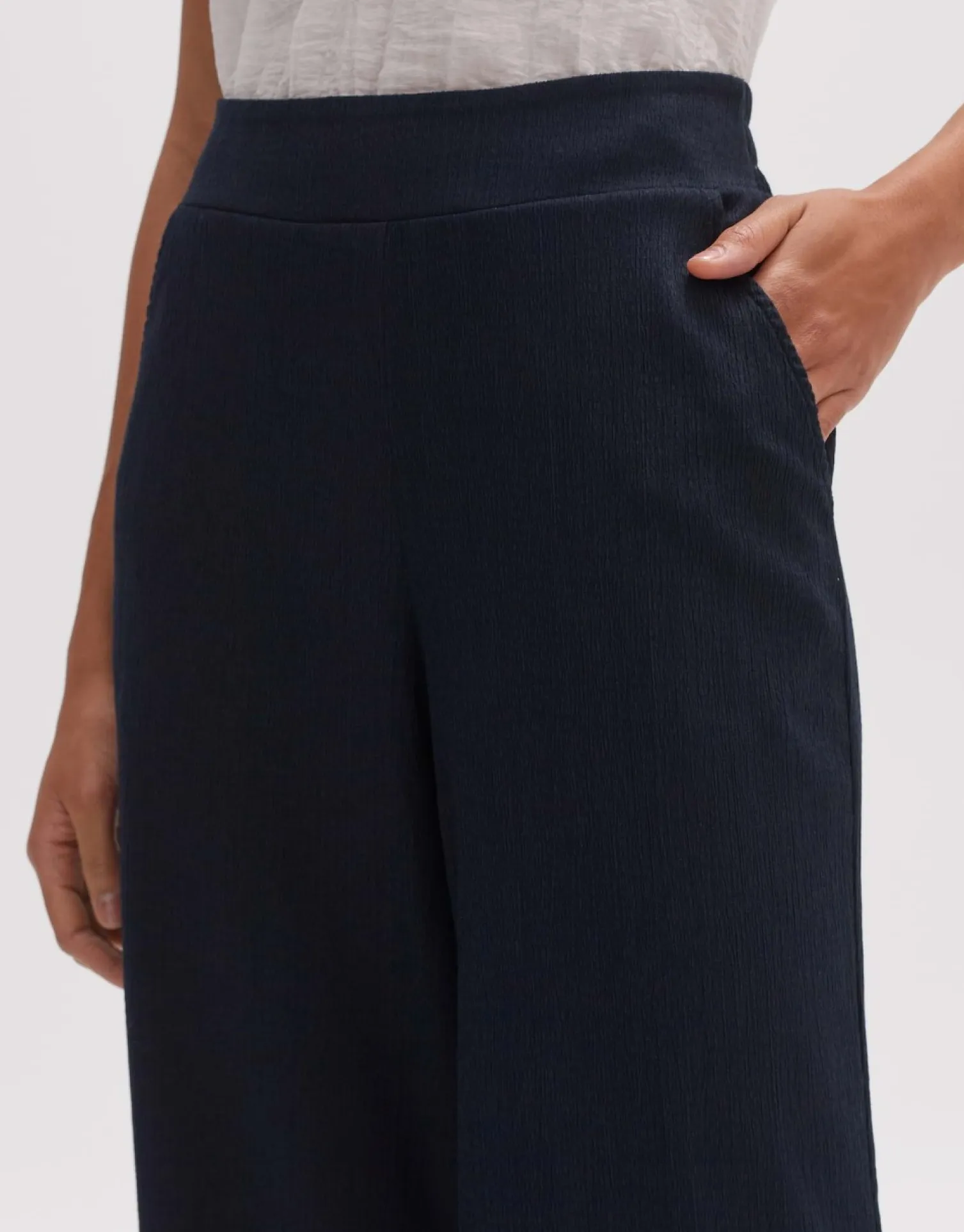 someday Fashion Broeken>Culotte Meltiko Coal Blue