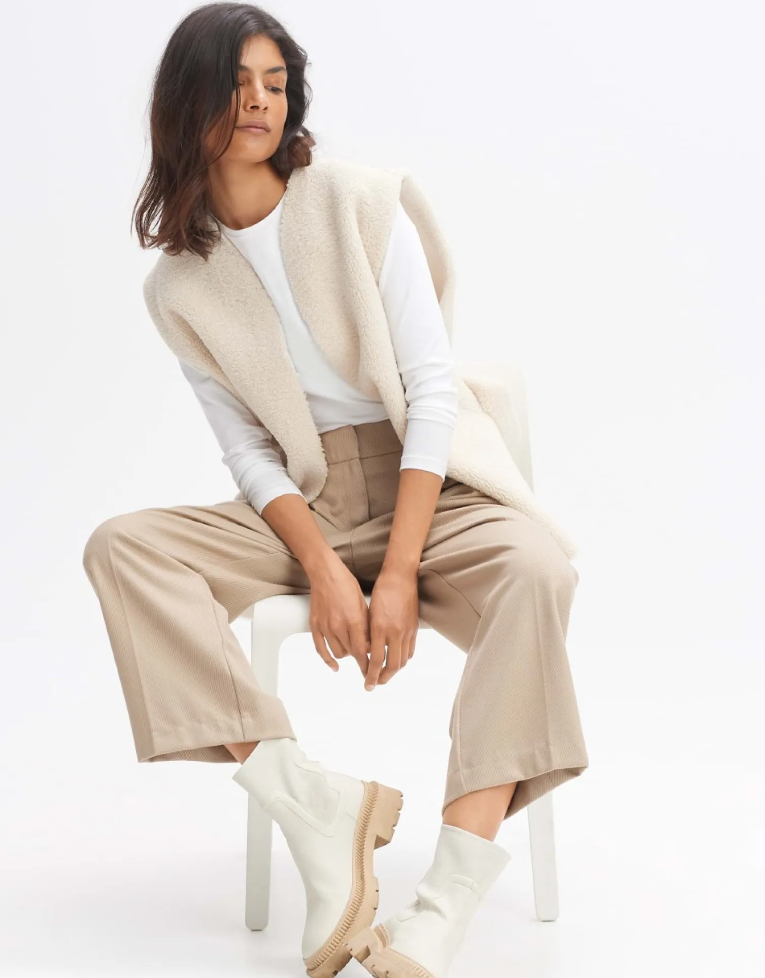 someday Fashion Broeken>Culotte Mozy Macadamia
