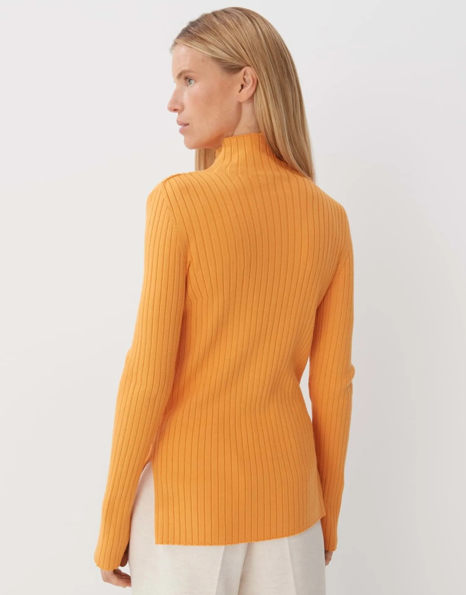someday Fashion Gebreide Items>Fijngebreide Trui Tippi Crush Orange