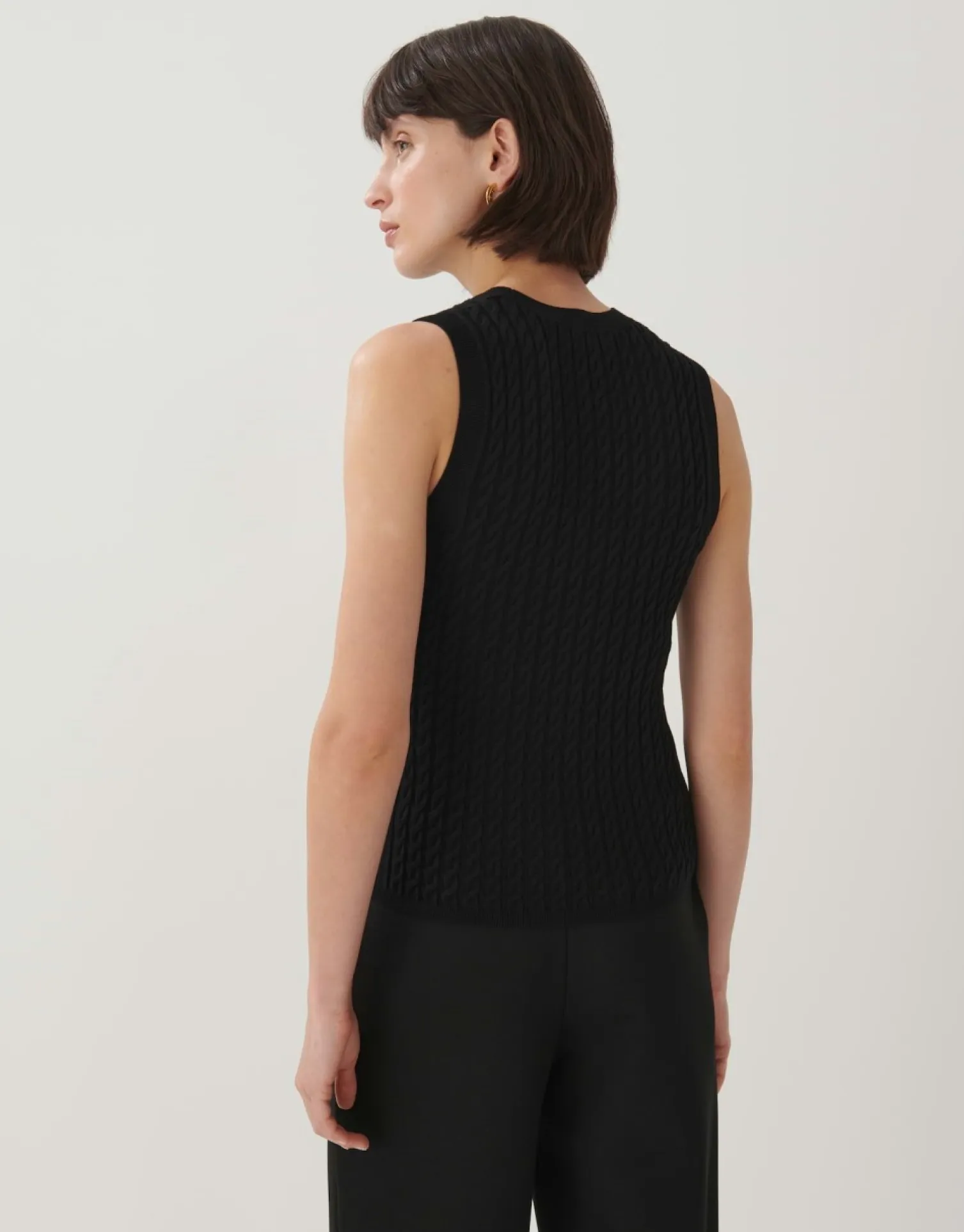 someday Fashion Gebreide Items>Gebreid Top Tanelle Black