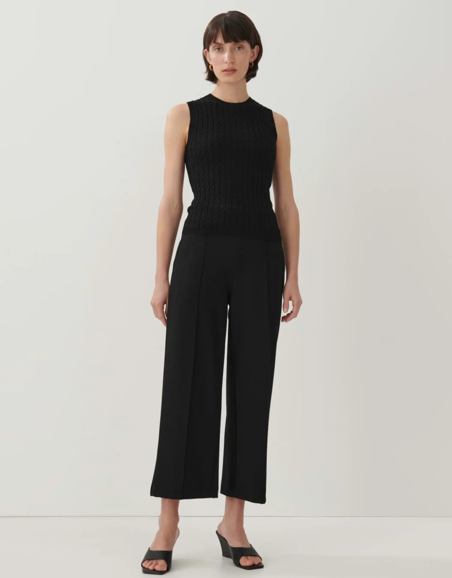 someday Fashion Gebreide Items>Gebreid Top Tanelle Black