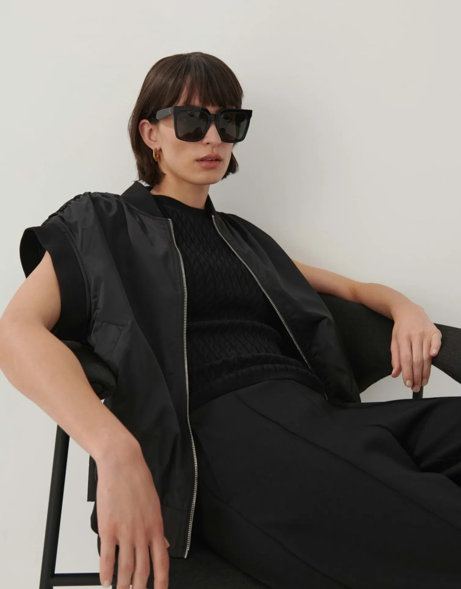 someday Fashion Gebreide Items>Gebreid Top Tanelle Black
