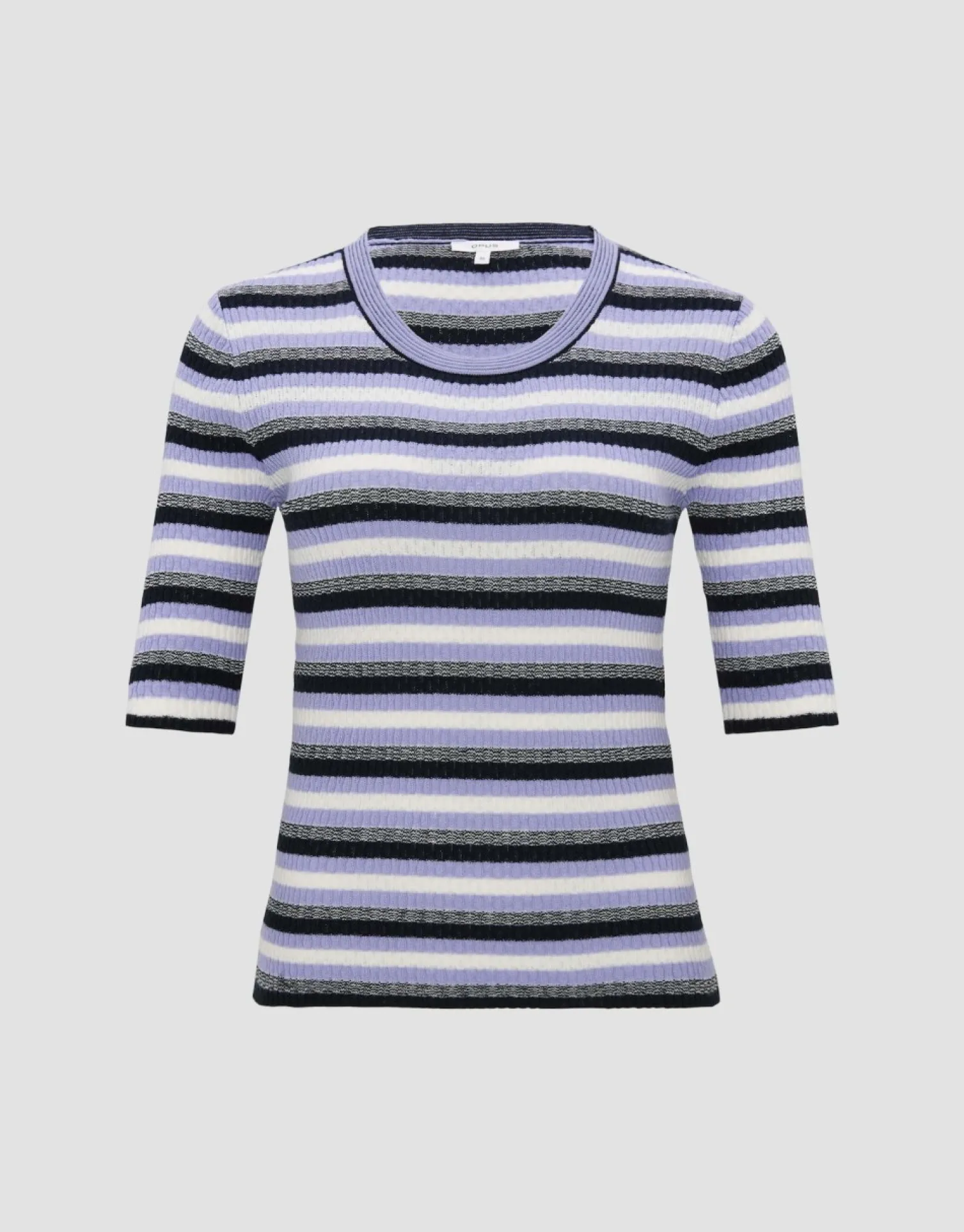 someday Fashion Gebreide Items>Gebreid T-Shirt Pumala Coal Blue