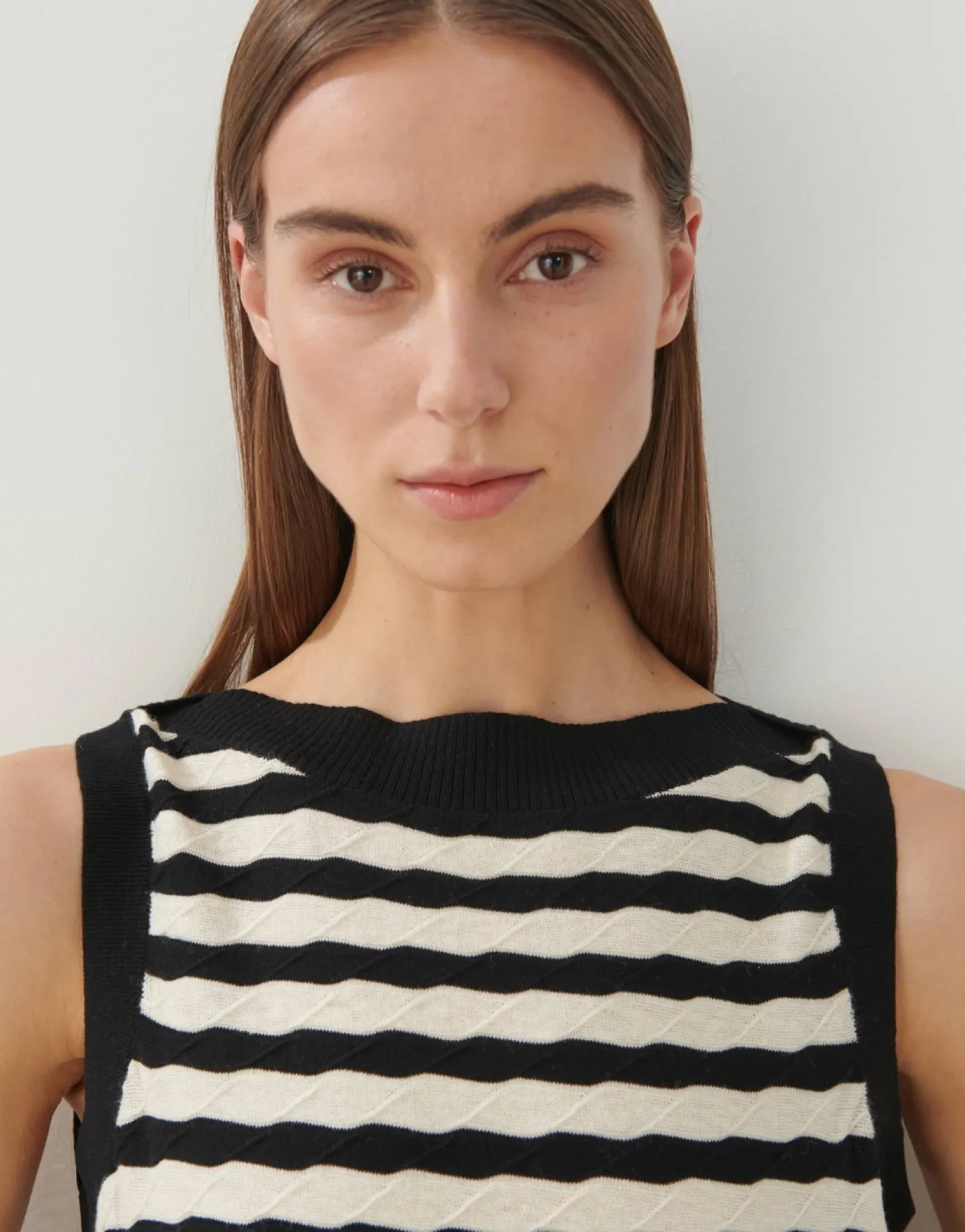 someday Fashion Gebreide Items>Gebreid T-Shirt Taela Black