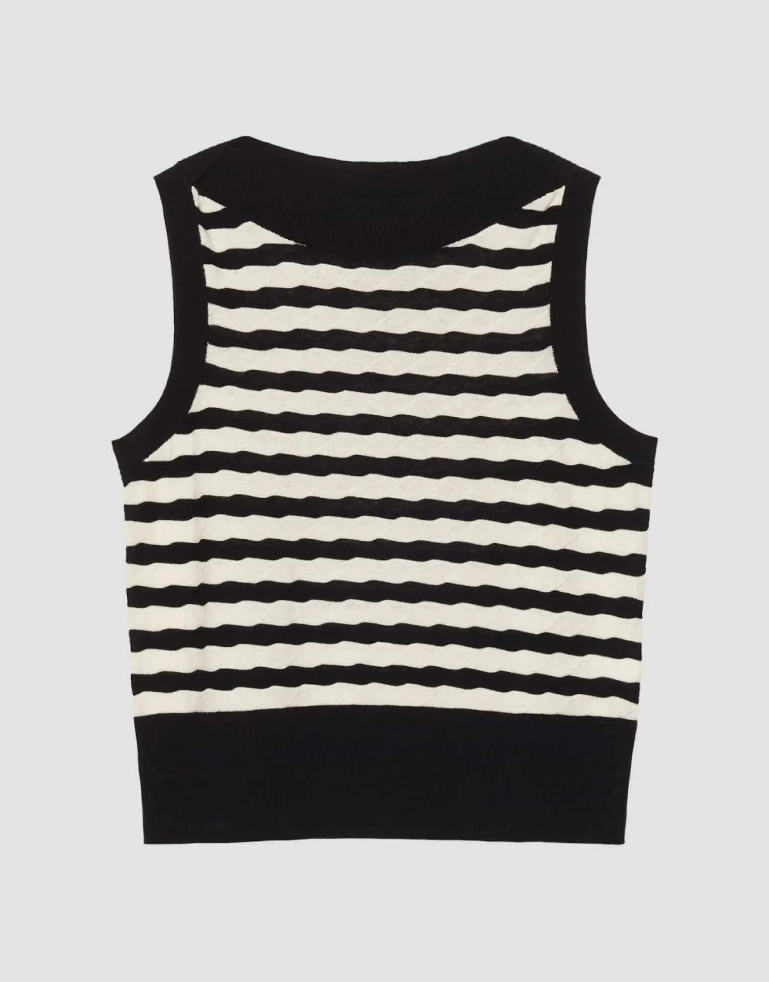 someday Fashion Gebreide Items>Gebreid T-Shirt Taela Black