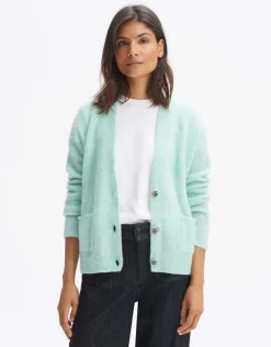 someday Fashion Gebreide Items>Gebreid Vest Domani Soft Pale Mint