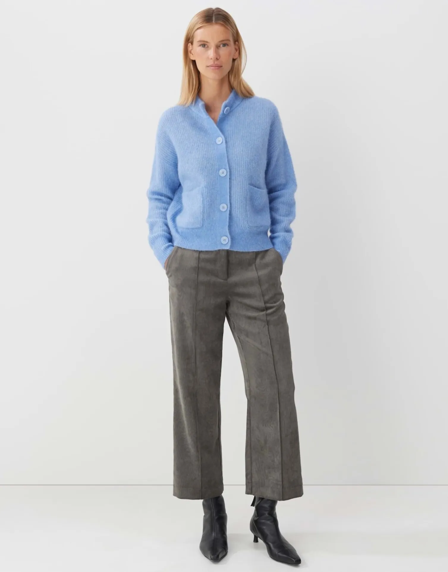 someday Fashion Gebreide Items>Gebreid Vest Tesha Balance Blue